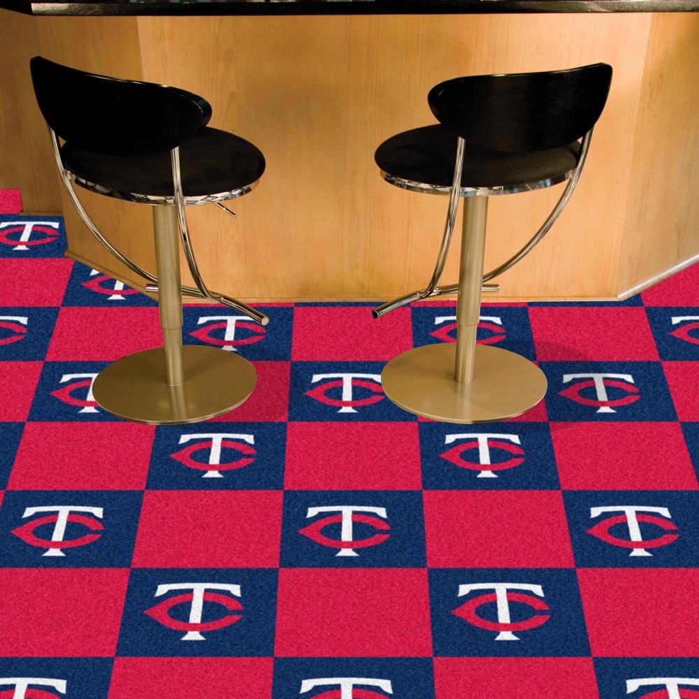 MLB Team 18 x 18 Carpet Tile MLB Team: Minnesota Twins