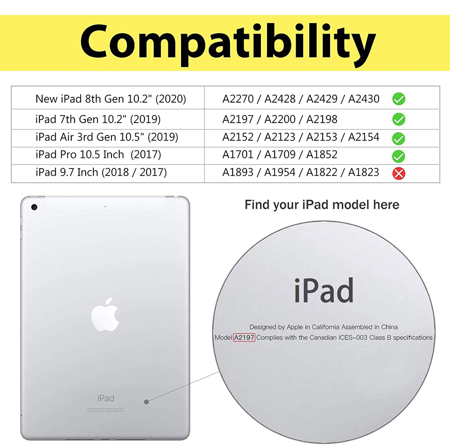 Luasao Ipad 10.2Inch (20202019)Ipad Air 10.5Inch 2019 Case, Adjustable Stand Auto Wakesleep Smart Case For Ipad 10.2Inch 8Th7Th