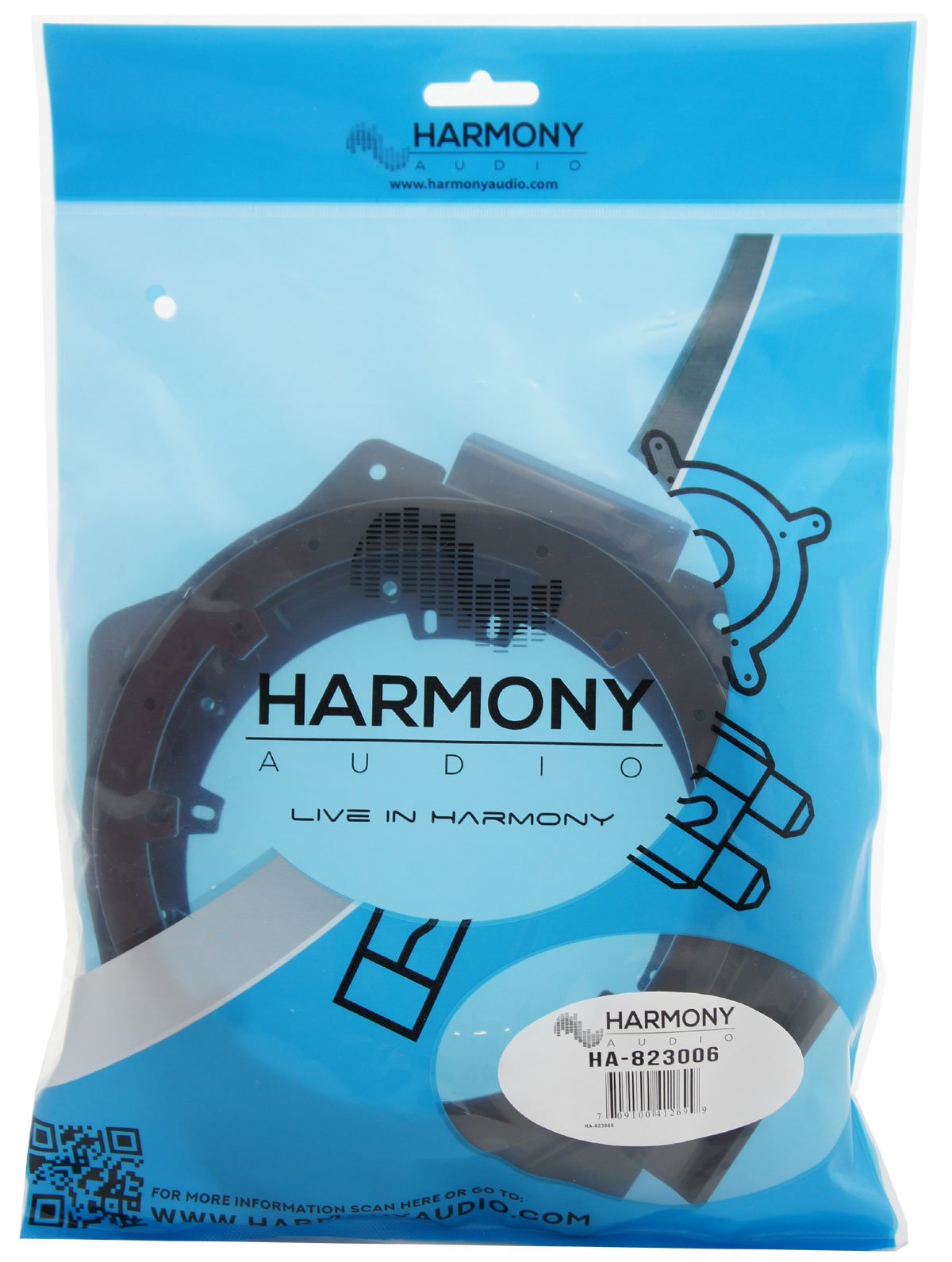 Harmony Audio Compatible With 2006 2012 Chevy Hhr Ha 823006 Aftermarket 6.5' 6.75' Speakers Adapter