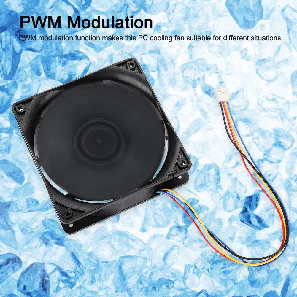 7000Rpm Wind-Force 4 Pin Cooling Fan 250.3Cfm Fast Heat Dissipation Cooling Fan For Antminer Mining