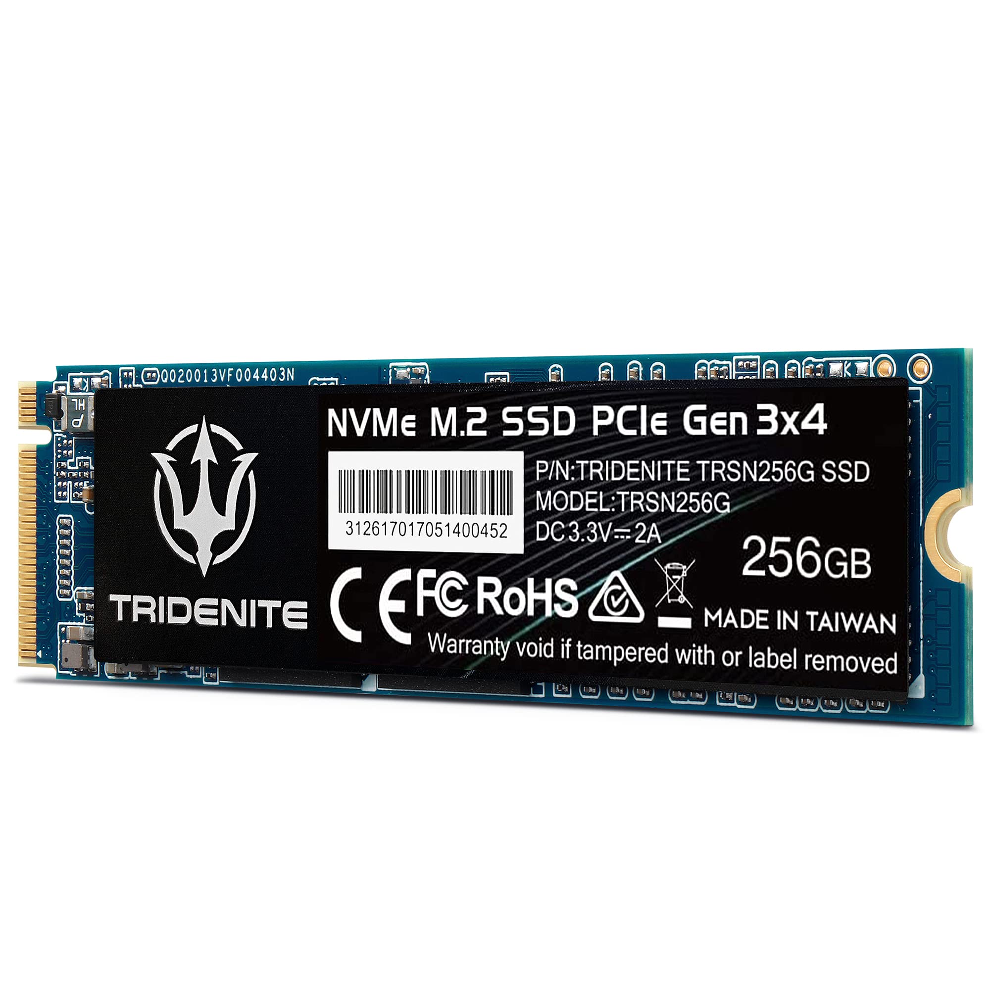 Tridenite 256 Gb Nvme M.2 2280 Pcie Gen 3X4 Internal Solid State Drive (Ssd)