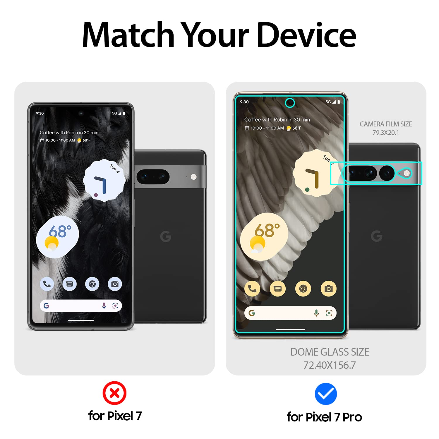 Dome Glass [2 1 Cam Package+ Uv Lamp] Whitestone Screen Protector For Google Pixel 7 Pro   2Pack