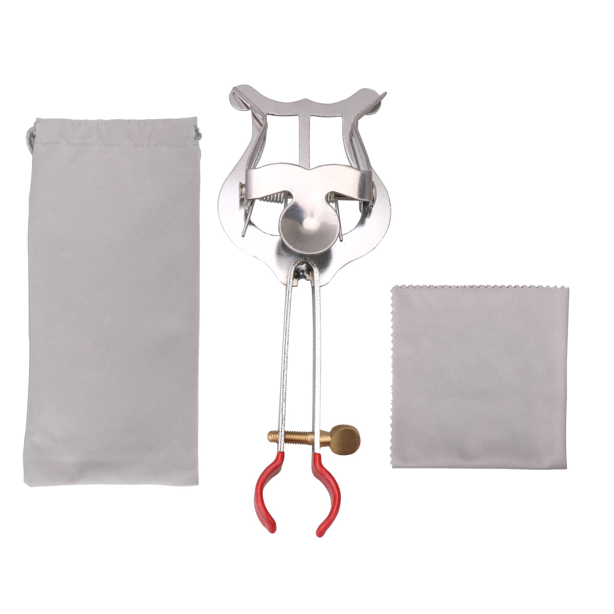 Lovermusic Silver Trumpet Marching Lyre Clamp On Music Clip Replacement For Instrument Parts