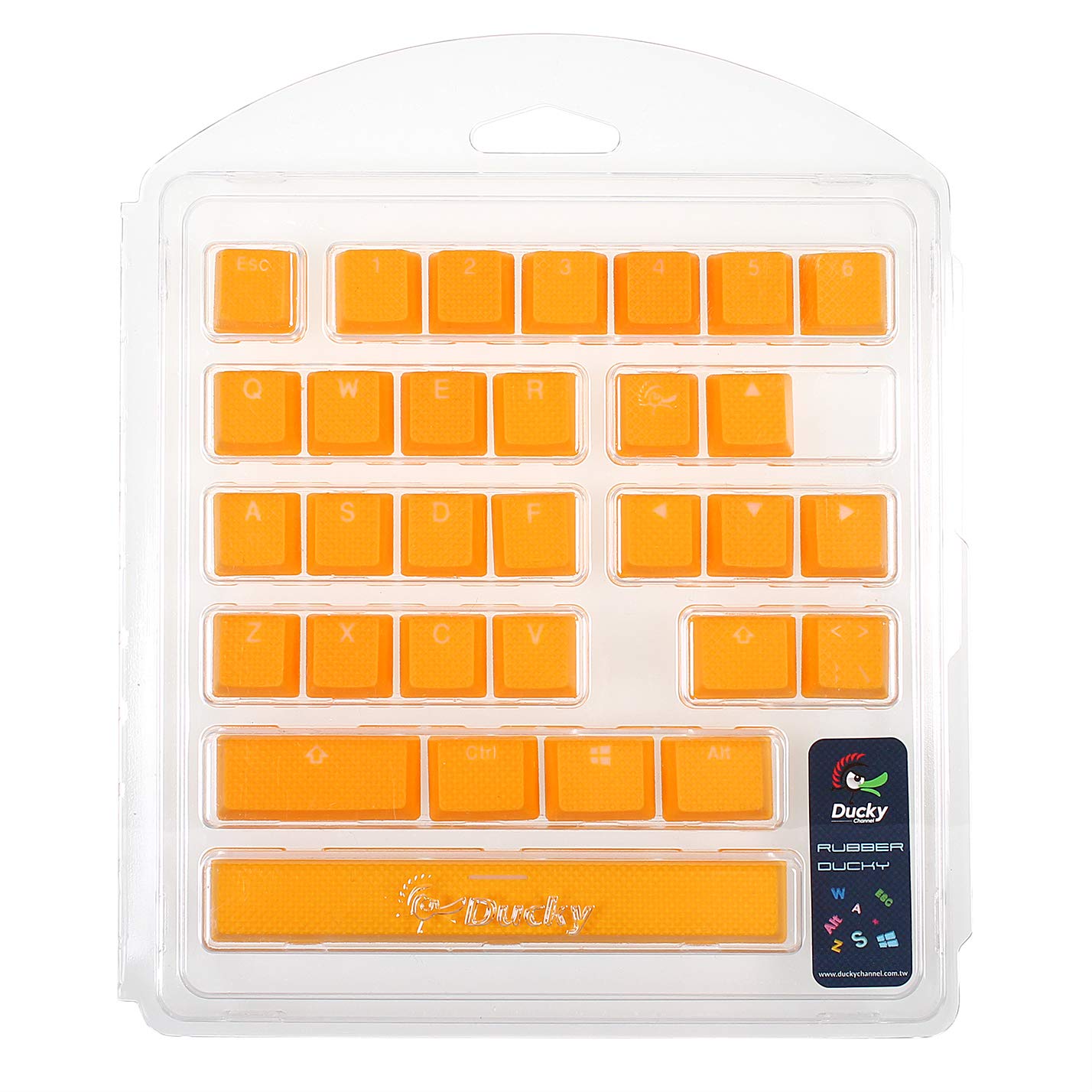 Ducky Yellow Backlit 31 Key Oem Profile Double Shot Abs Rubber Keycap Set