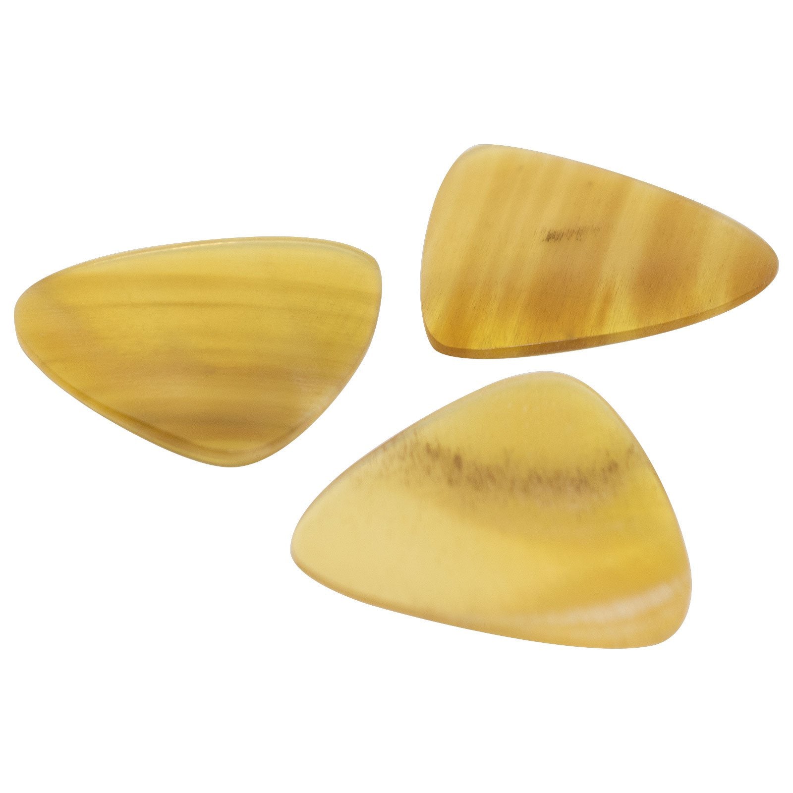 Golden Gate Guitar Picks (Mp 20 3Pk), Horn,Large Triangle   X Stiff
