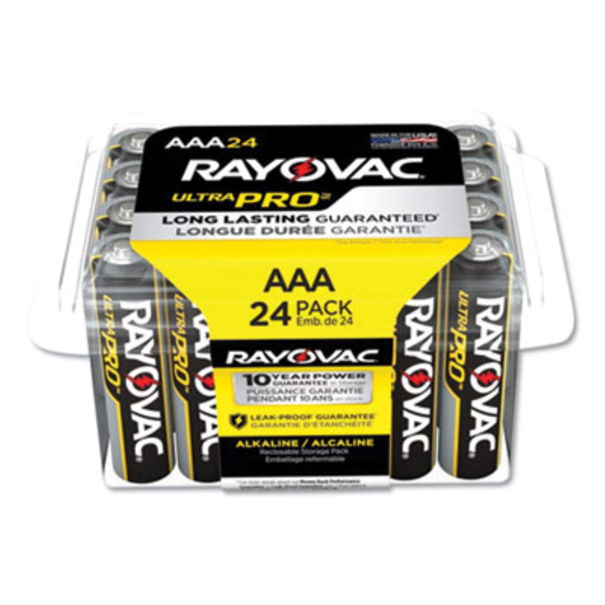 Spectrum Brands Rayalaaa24F Rayovac Alaaa 24F Mercury Free Alkaline Batteries, Aaa 24 Pk