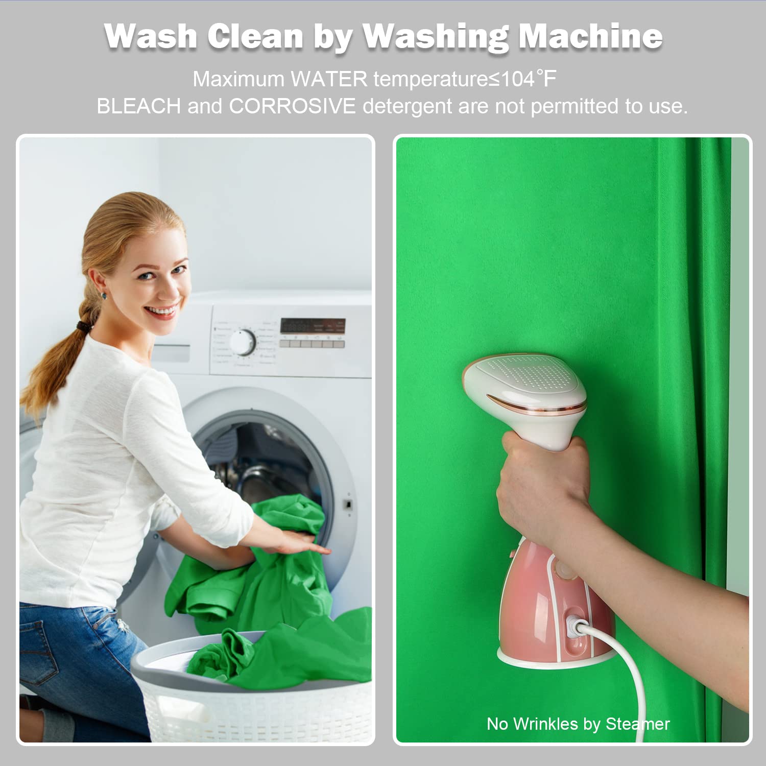 Aimosen 12 X 10 Ft Large Green Screen Backdrop For Photography, Greenscreen Background For Zoom Meeting, Polyester Cloth Fabric