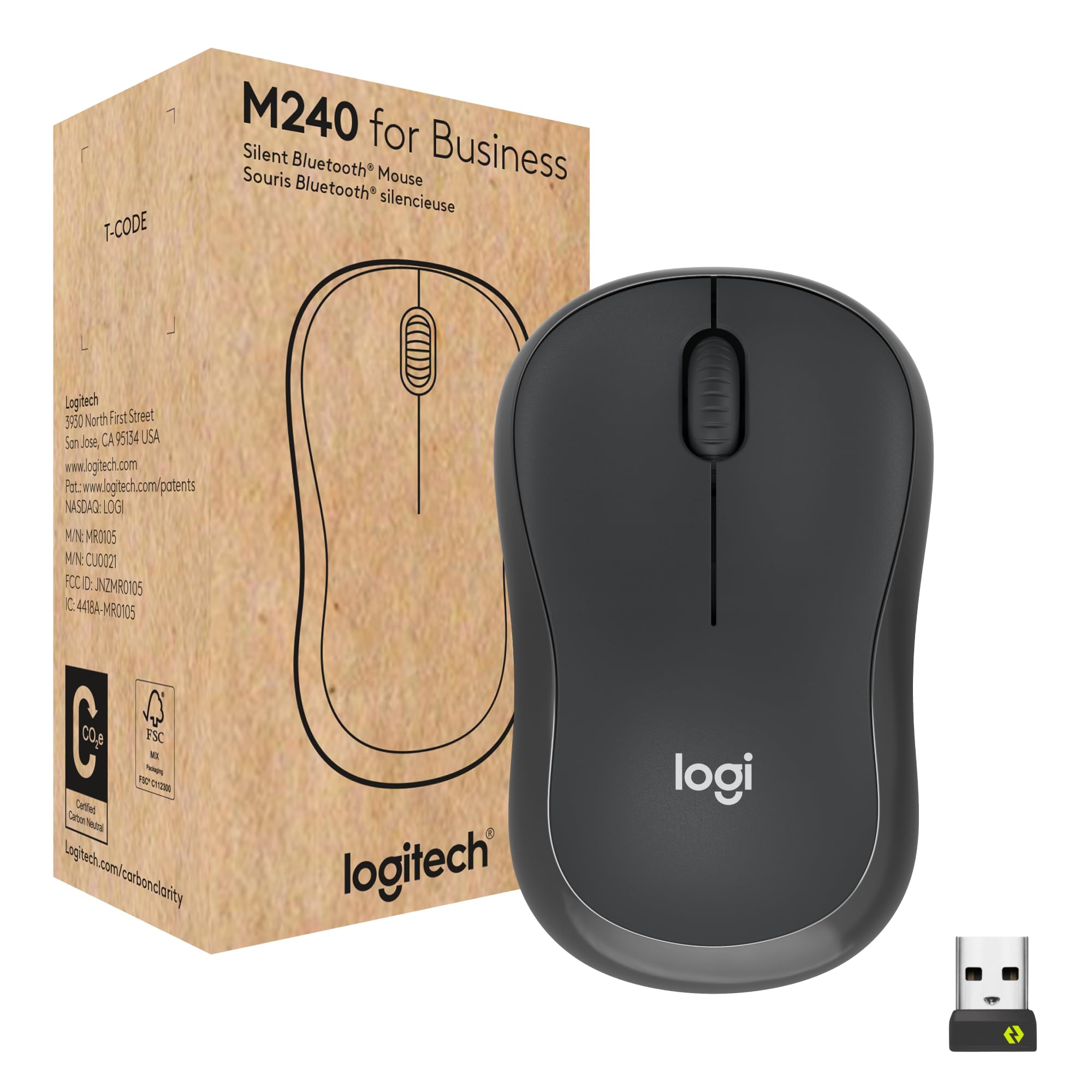 M240 Silent For Business (Graphite) - Brown Box