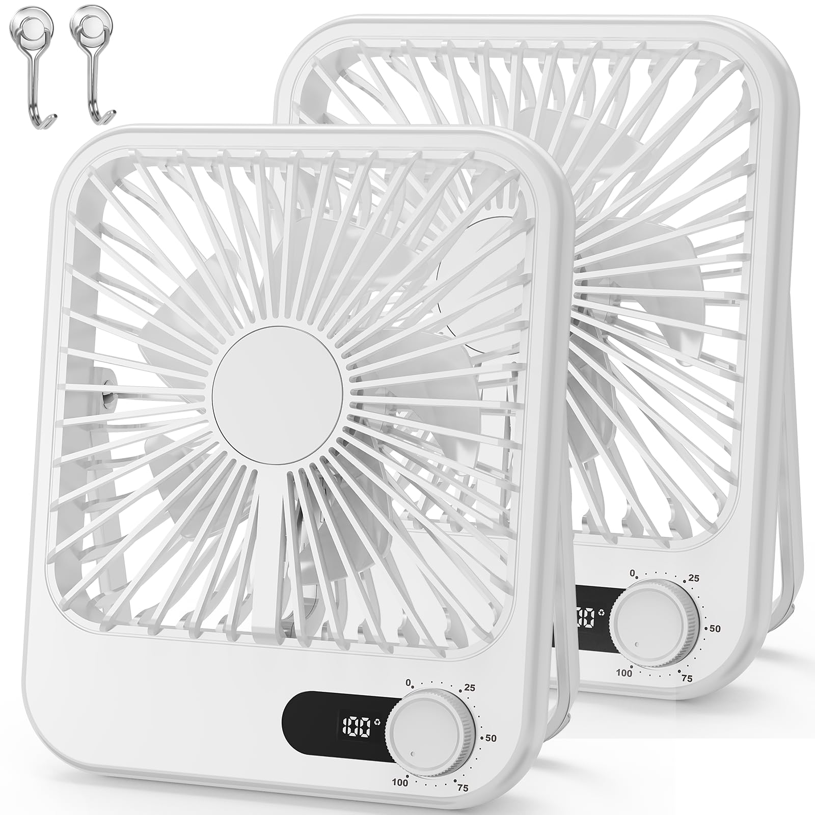 Zaardend Portable Fan for Travel, Cruise Must Haves for Cruise Approved Rechargeable with 100 Speed Wind Adjustable, Portable Ca