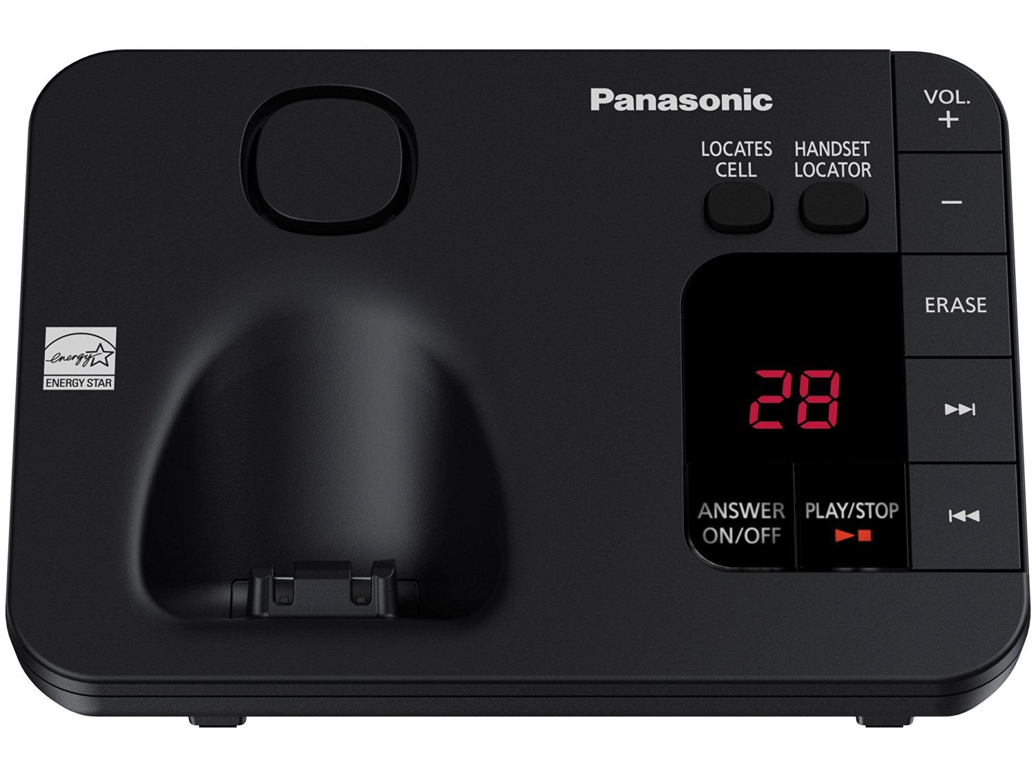 Panasonic Dect 6.0 Expandable Cordless Phone System With Answering Machine And Call Blocking   3 Handsets   Kx Tge433B (Black)