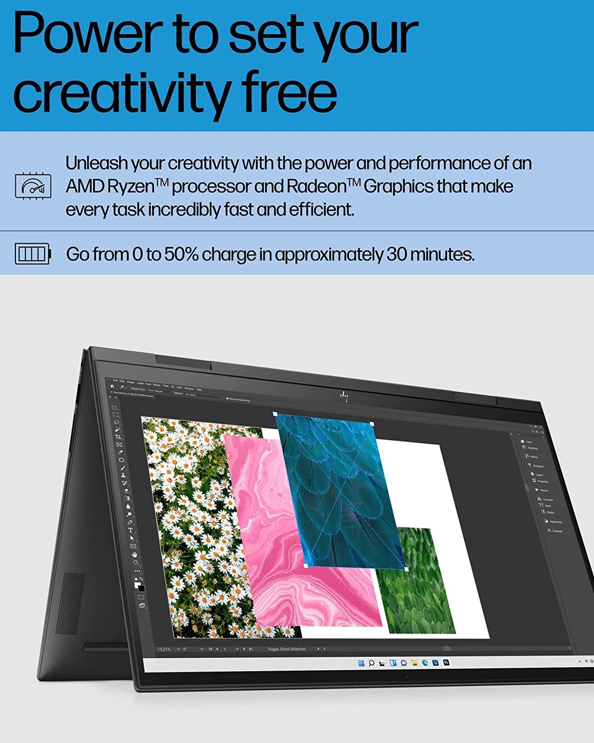 Hp 2023 Newest Envy X360 2 In 1 Convertible 15.6'' Fhd Touchscreen Display, Amd Ryzen 7 5825U Processor, 8Gb Ram, 512Gb Ssd, Amd