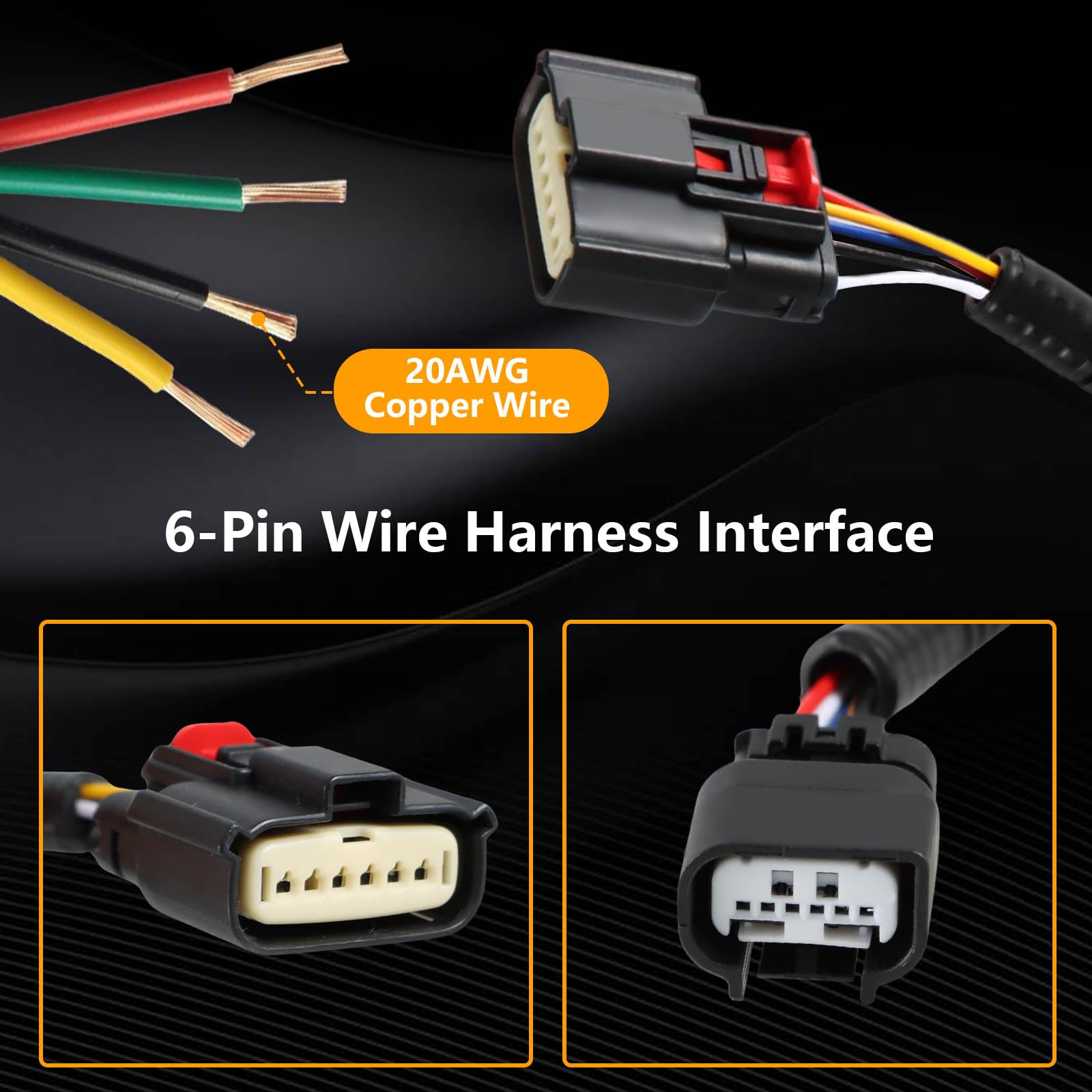 Kpalag Tailgate Backup Camera Wiring Harness Compatible With Ford F350 F450 F550 Super Duty Trucks 2013 2016 Replace#:Fc3Z 14A41