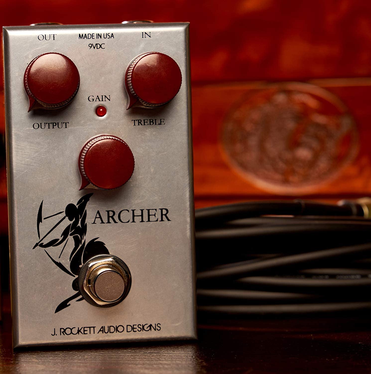 J. Rockett Audio Designs Tour Series Archer Overdrive And Boost Guitar Effects Pedal