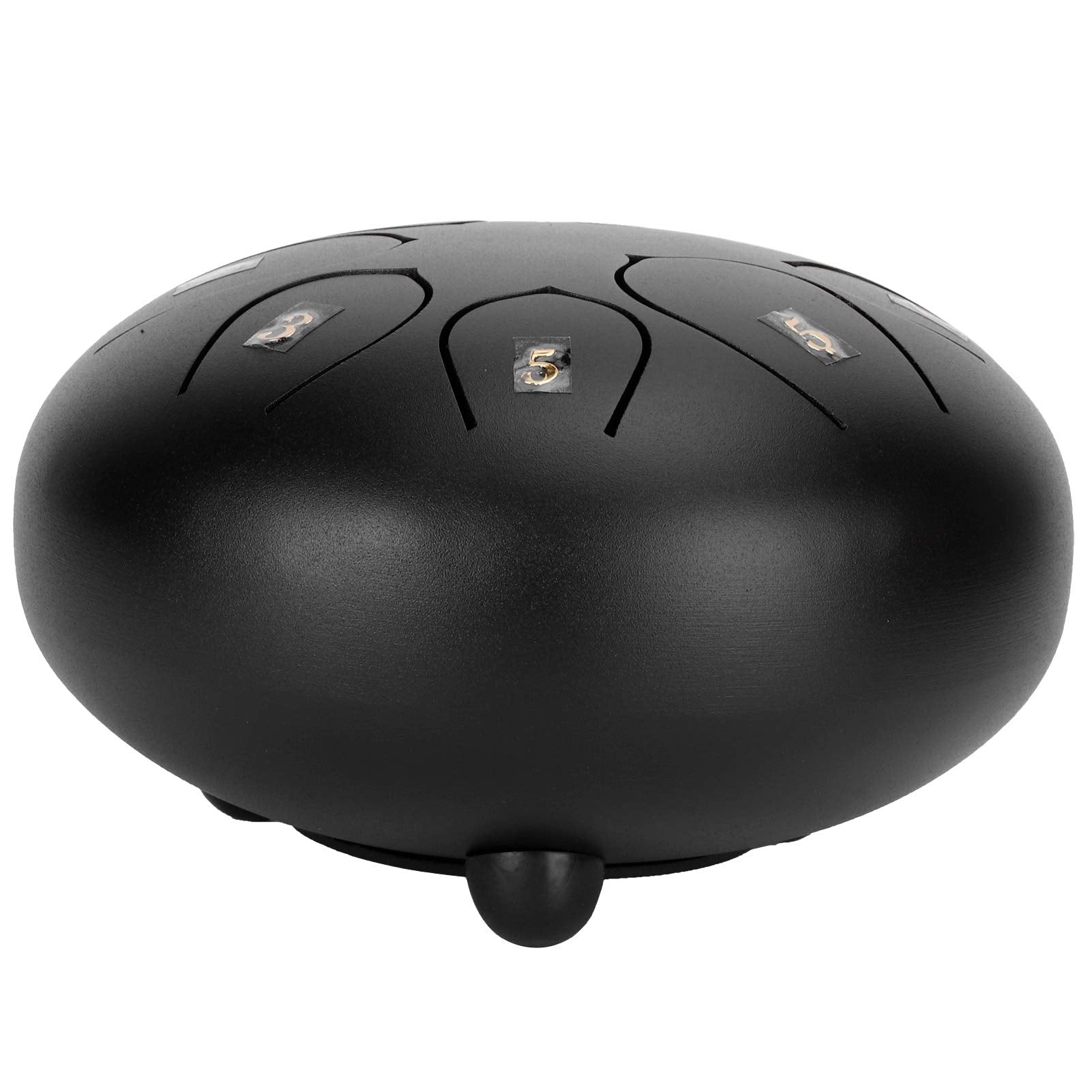 Hand Pan Drum, Hand Drum, Practical Ethereal Durable for School Home Performance Relax(Black)
