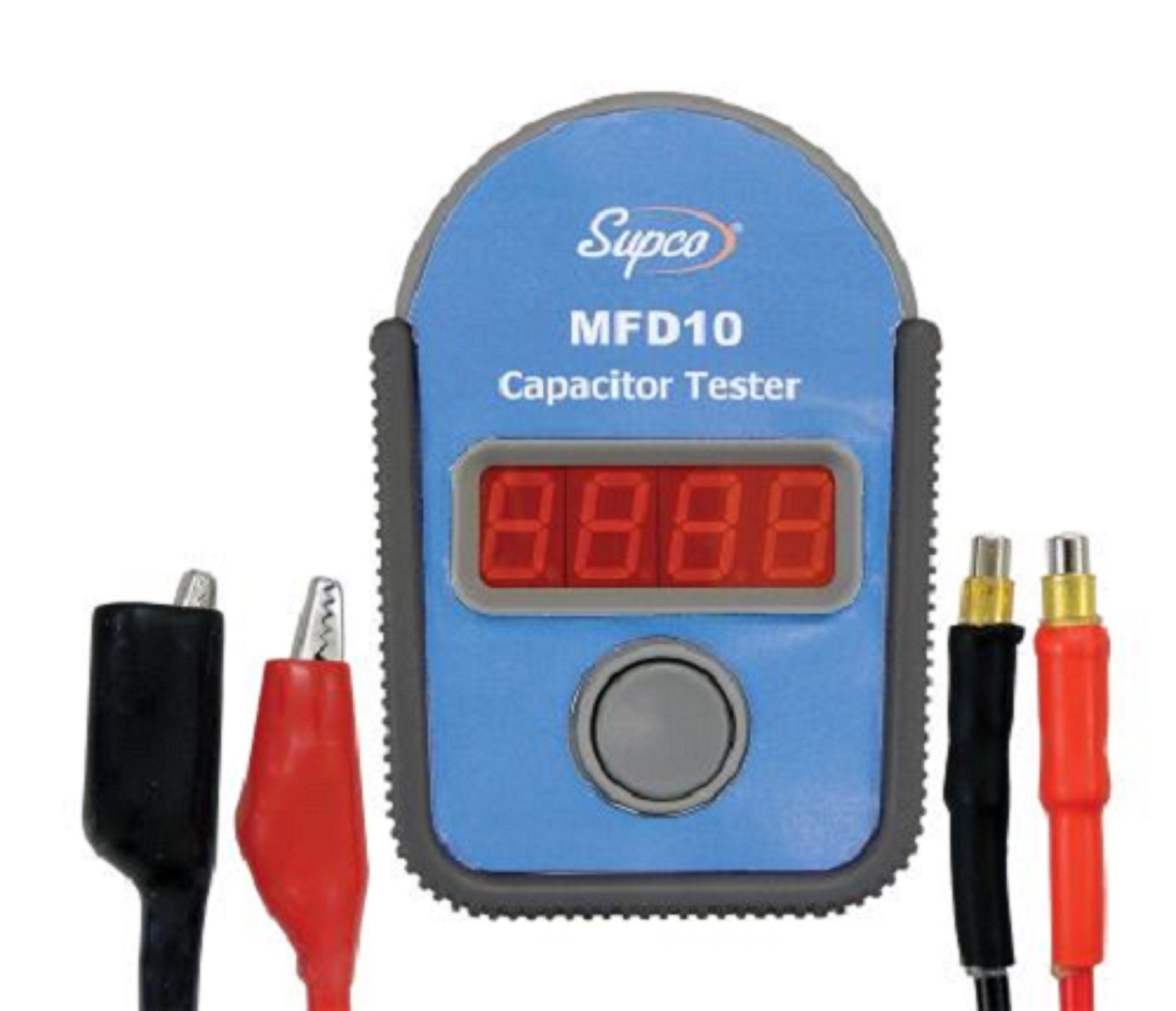 Supco Mfd10 Digital Capacitor Tester With Led Display, 0.01 To 10000Mf Range, 5% Accuracy