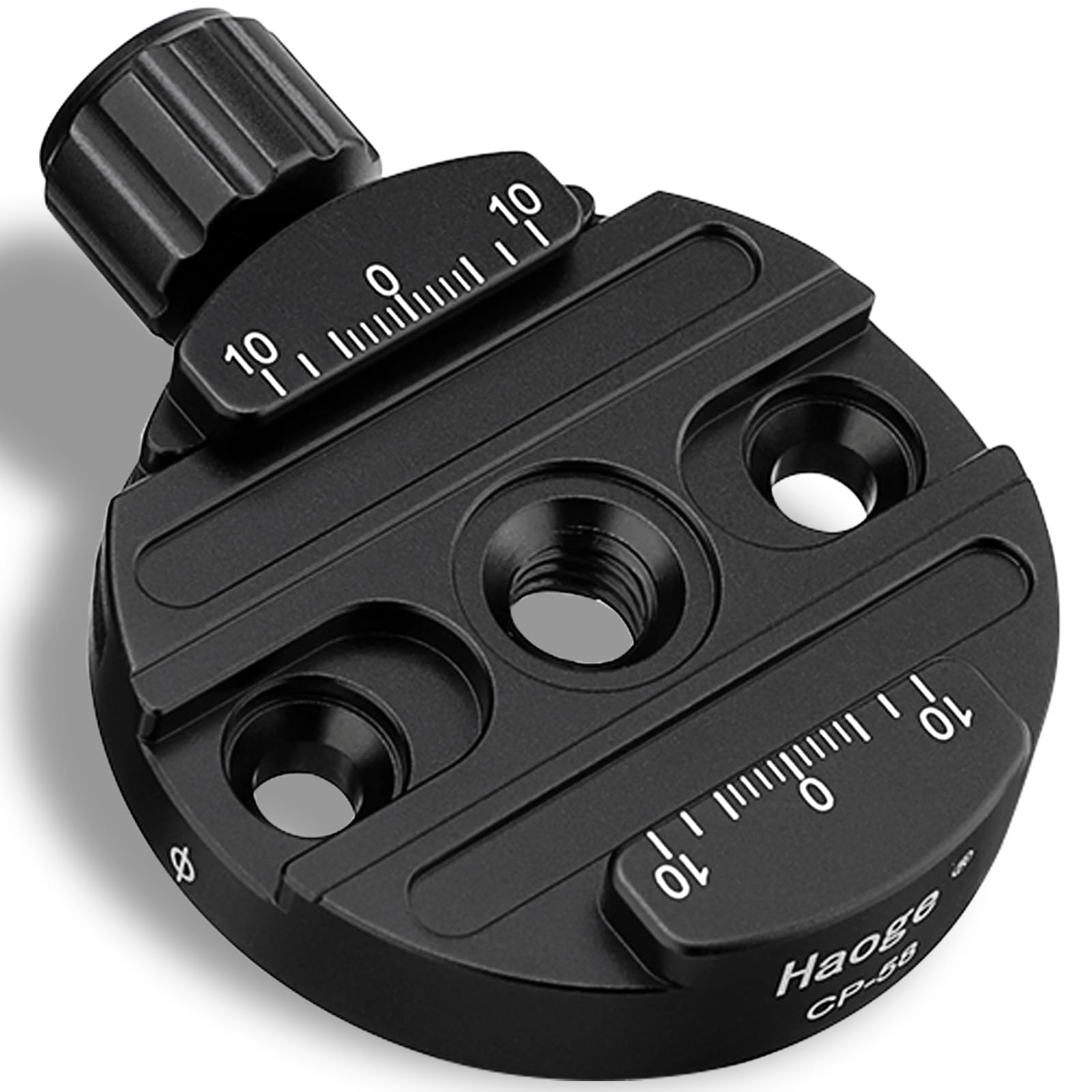 Haoge 58Mm Screw Knob Clamp Adapter Mount For Quick Release Qr Plate Camera Tripod Ballhead Monopod Ball Head Fit Arca Swiss