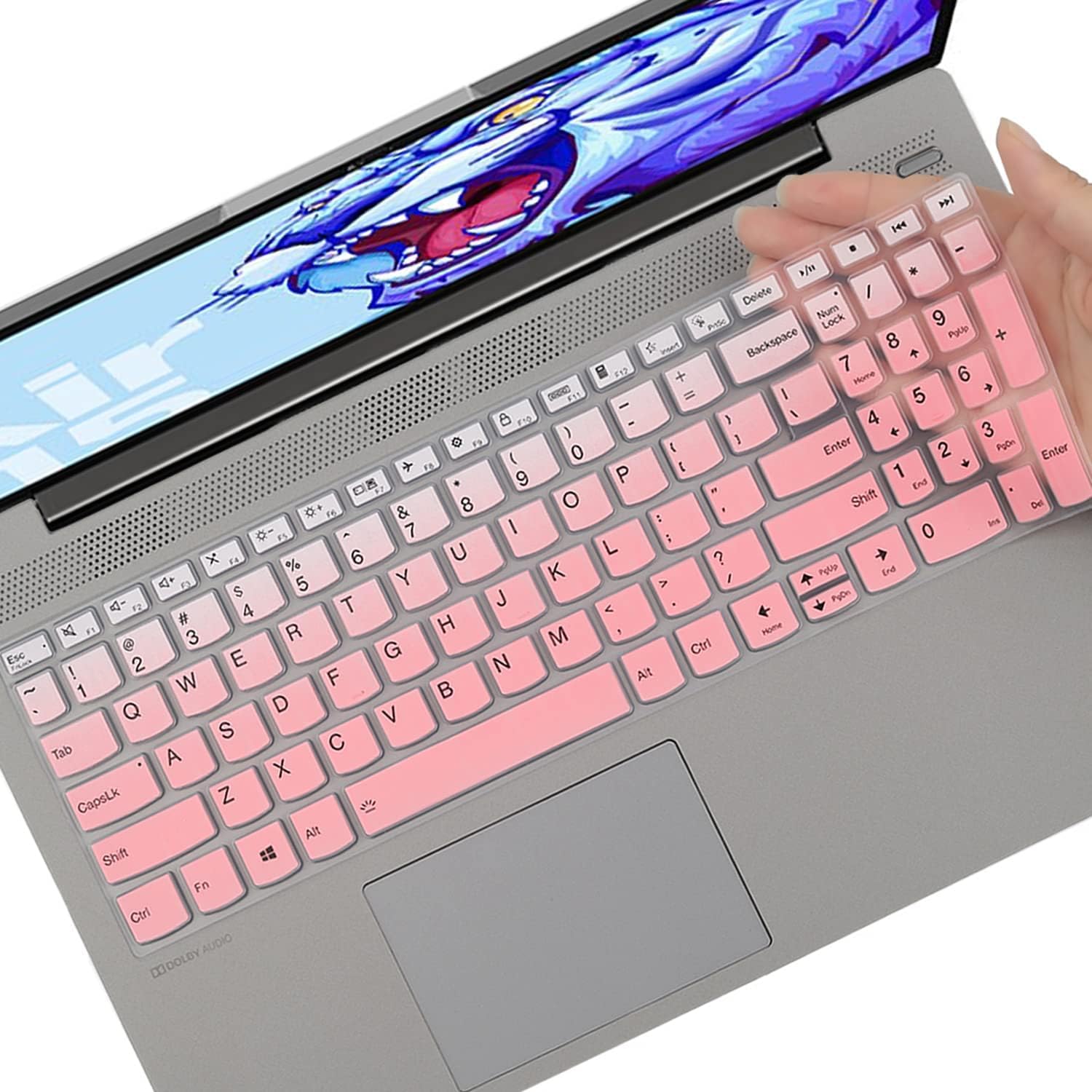 Keyboard Cover For 2024 2023 Lenovo V15 G4 /V15 G3 /V15 Gen 2 15.6'', Lenovo Ideapad 1/Ideapad 1I 15.6'', Ideapad 5 Slim/Ideapad