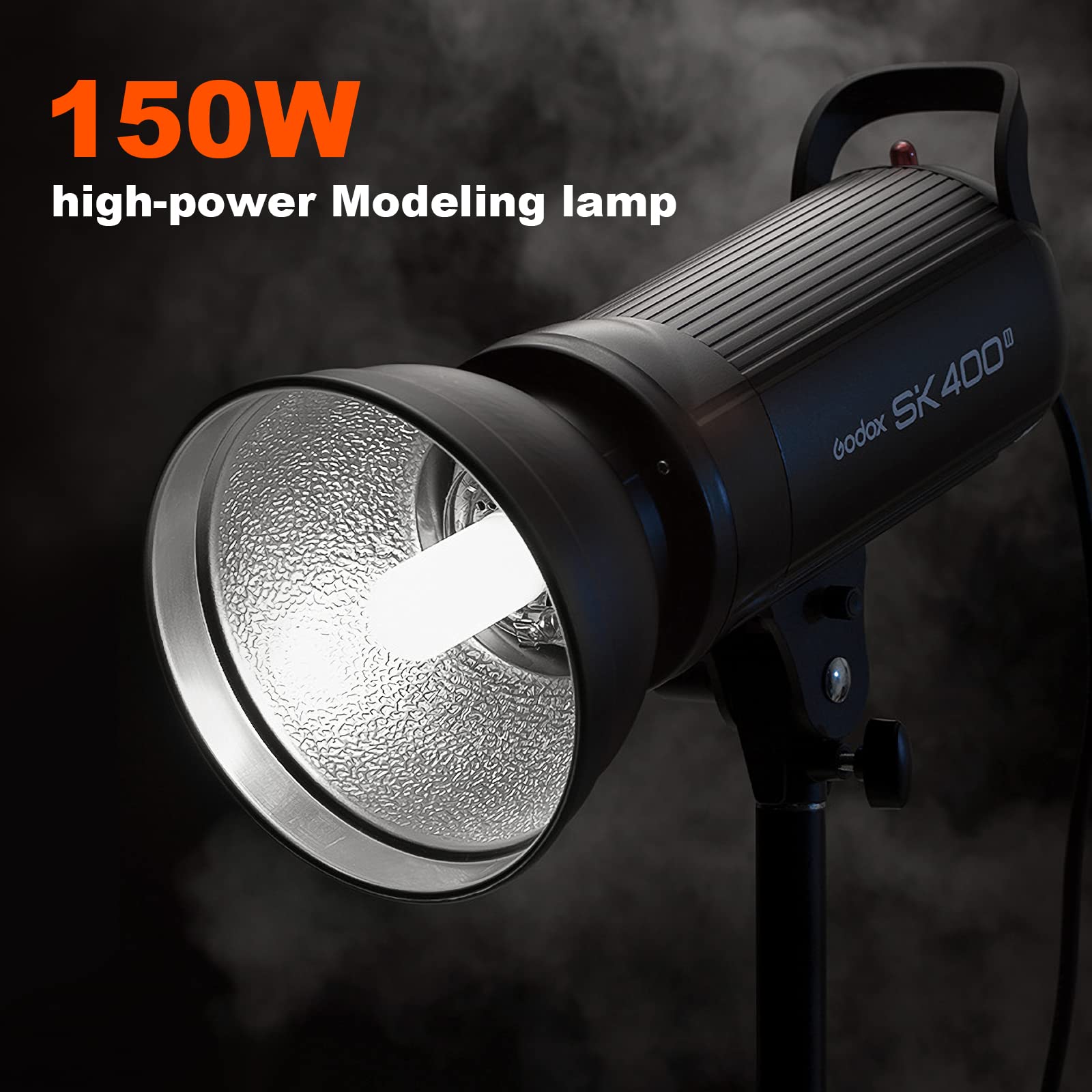 Godox Sk400Ii Strobe Flash Light 400Ws With Standard Reflector, Gn65 5600K 2.4G Studio Photo Strobe Monolight Light For Studio S