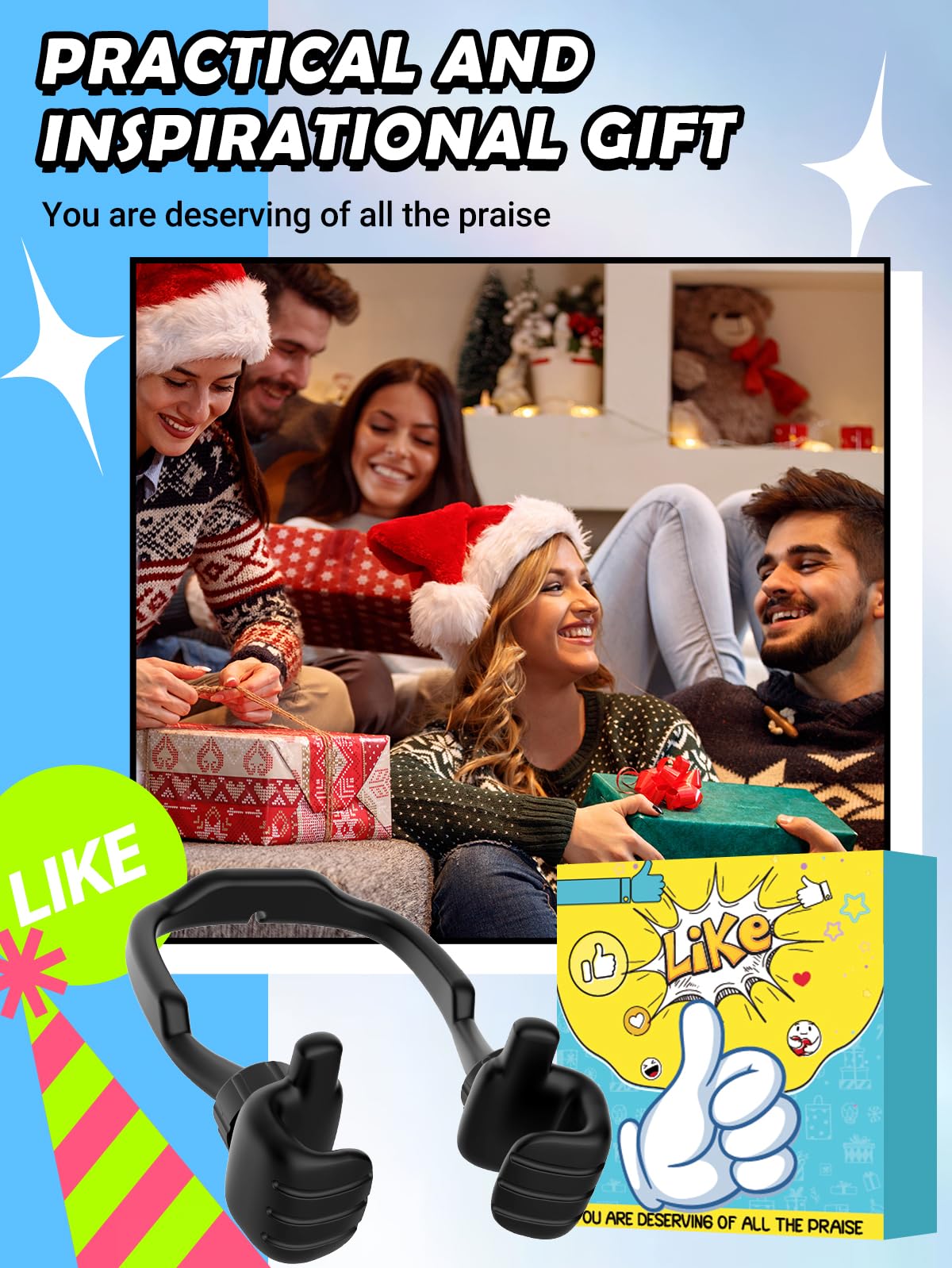 Stocking Stuffers For Teens Boys Adults Kids Gifts For Men Women Christmas: Thumbs Up Lazy Phone Stand Cell Phone Holder Stand G