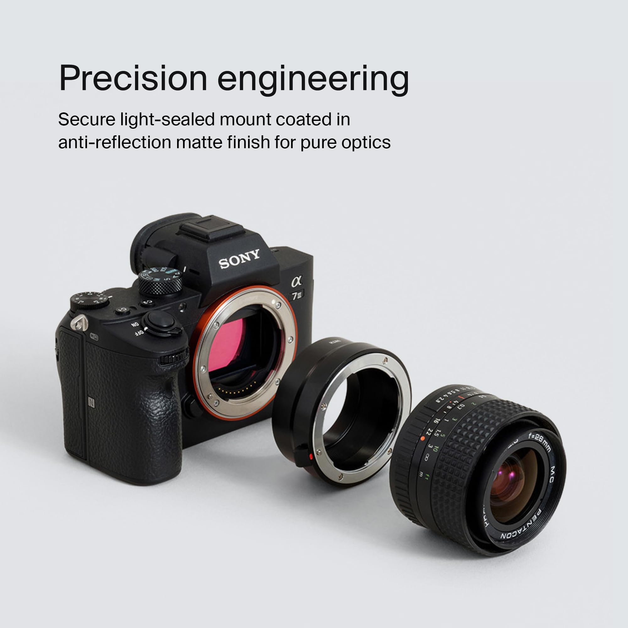 Urth Lens Mount Adapter: Compatible With Praktica B Lens To Sony E Camera Body