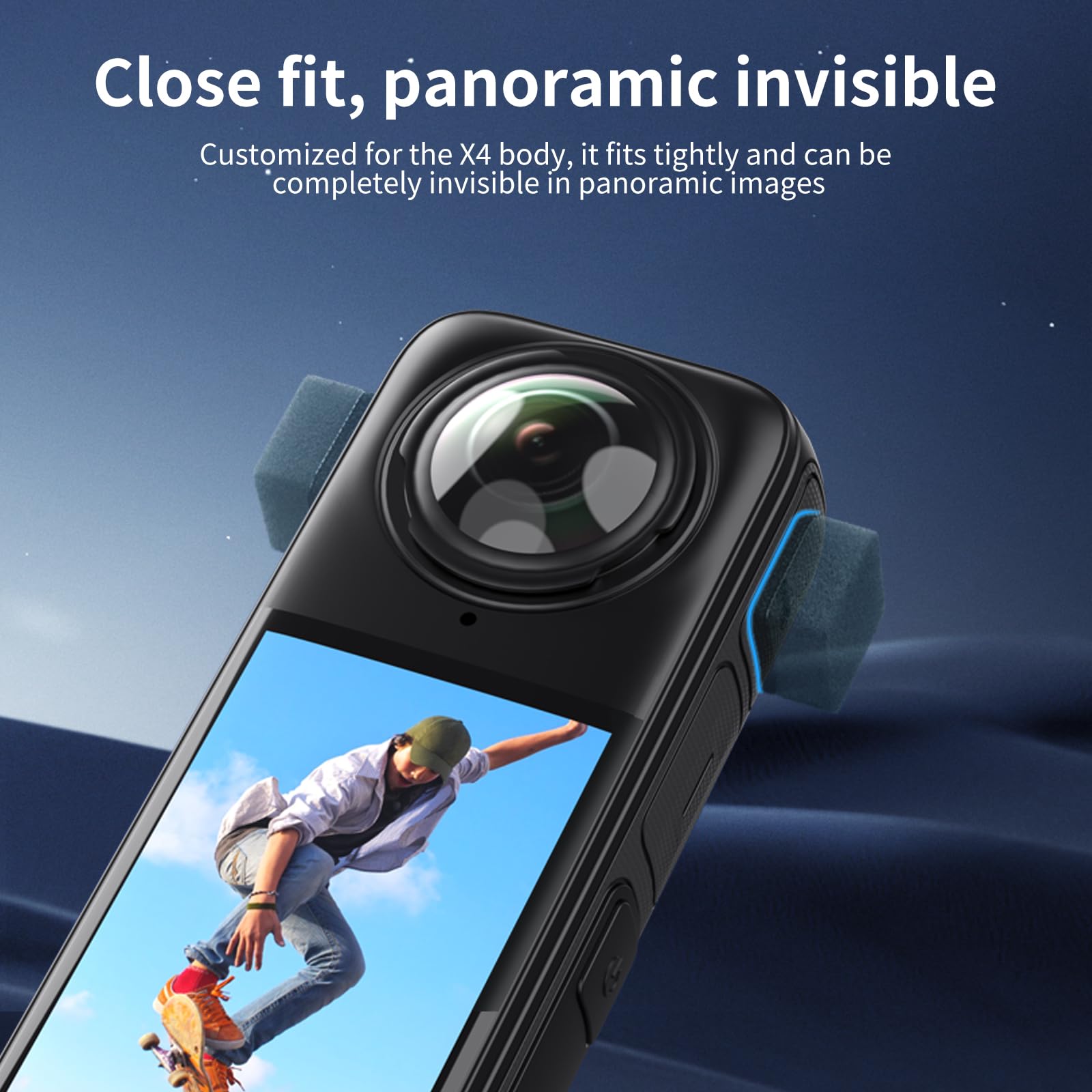 Vrig 6Pcs Mic Wind Muff For Insta 360 X4 / X3