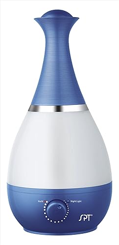 Ultrasonic Humidifier With Frangrance Diffuser And Night Light (Blue)