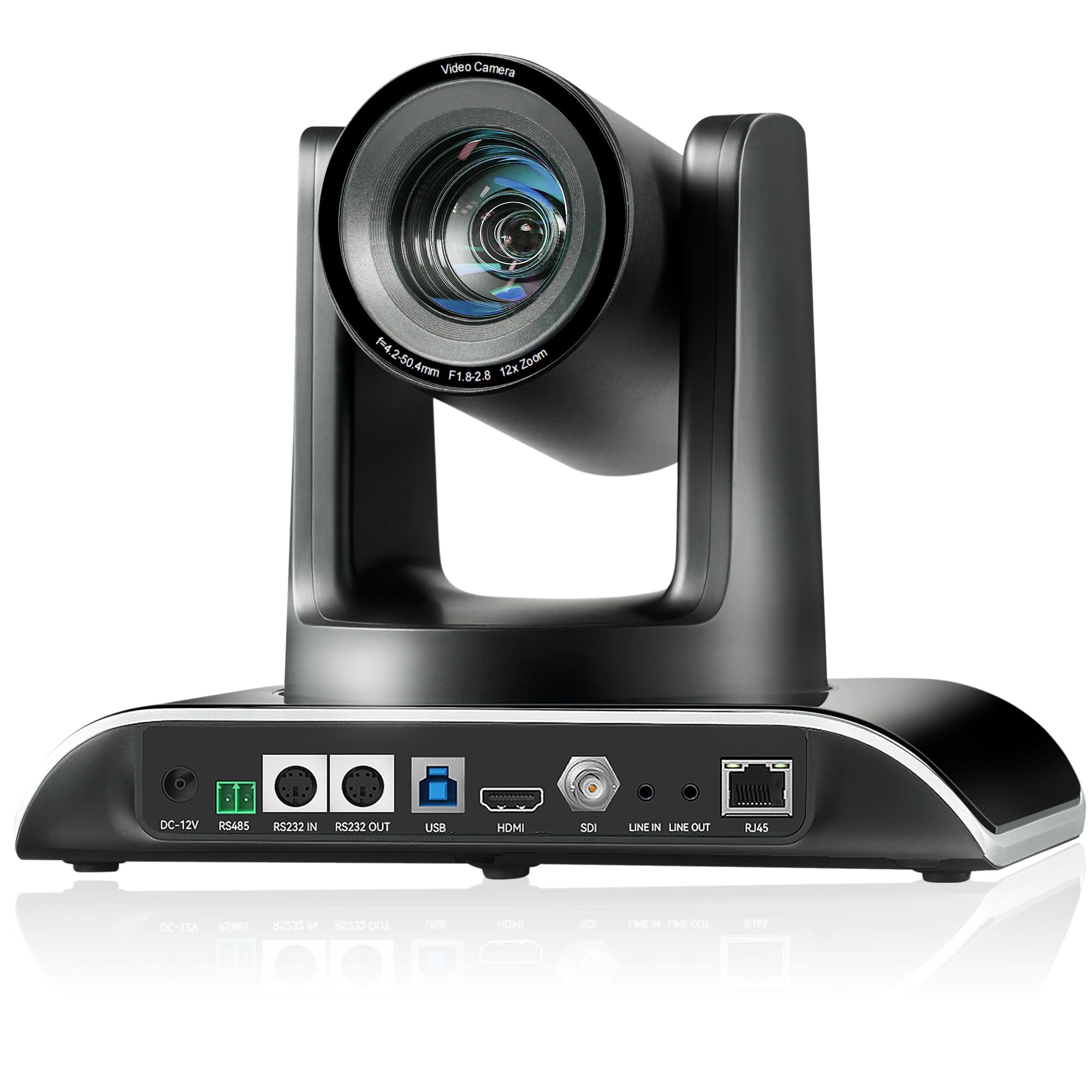 Tenveo Ptz Camera Ai Auto Tracking Live Streaming 12X Optical Zoom Sdi/Hdmi/Usb/Rj45 Video Conference Room Camera Fhd 1080P 60Fp