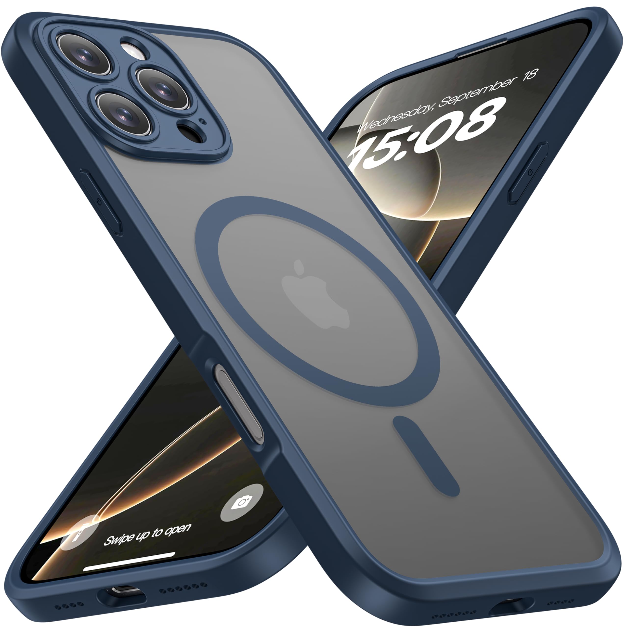 ImpactStrong Magnetic Guard Designed for iPhone 16 Pro Max Case [Camera Protection] [Military Grade Drop Tested] [Compatible wit