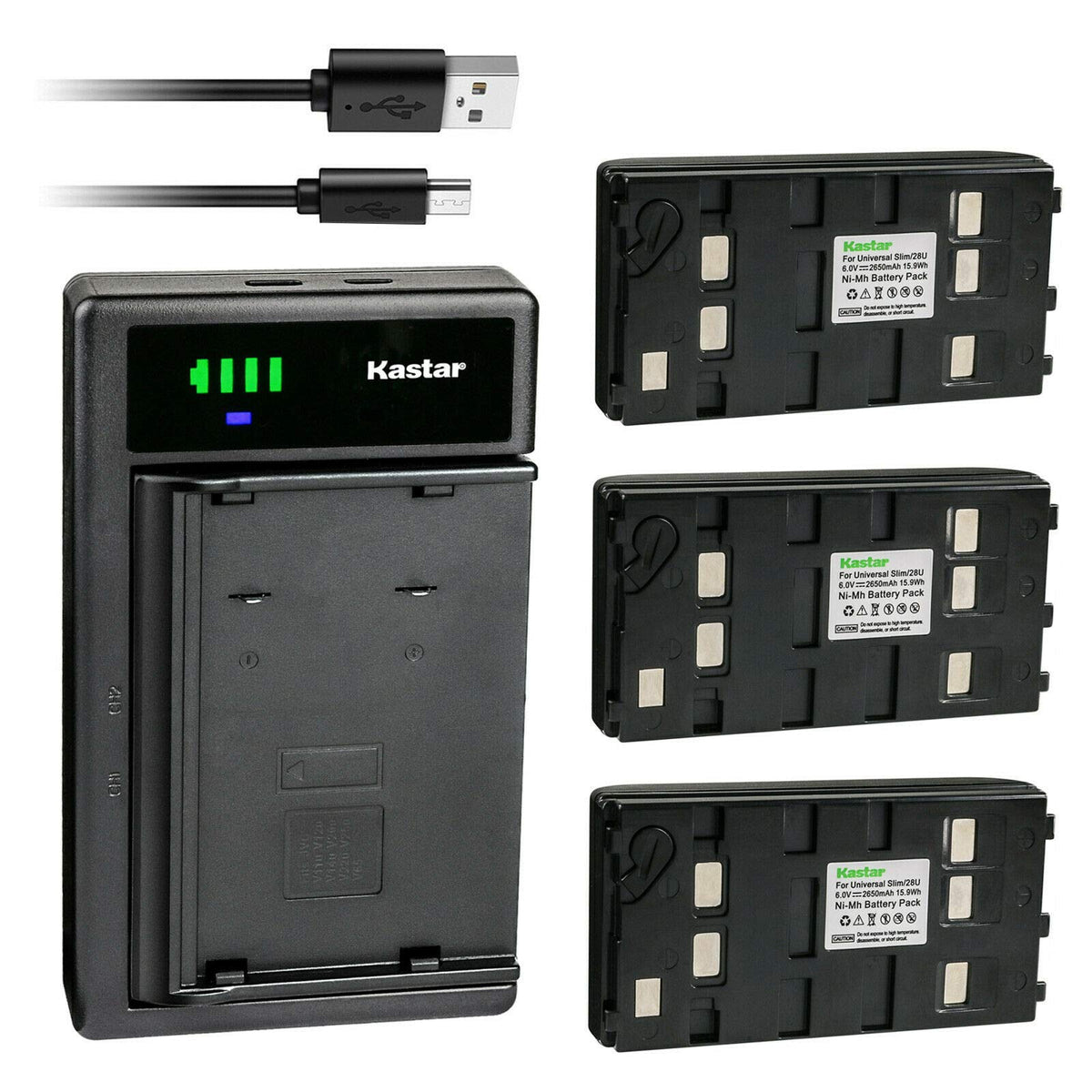 Kastar 3 Pack Battery And Smart Usb Charger Compatible With Jvc Bn V11U Bn V12U Bn V14U Bn V18U Bn V20U Bn V22U Bn V24U Bn V25U