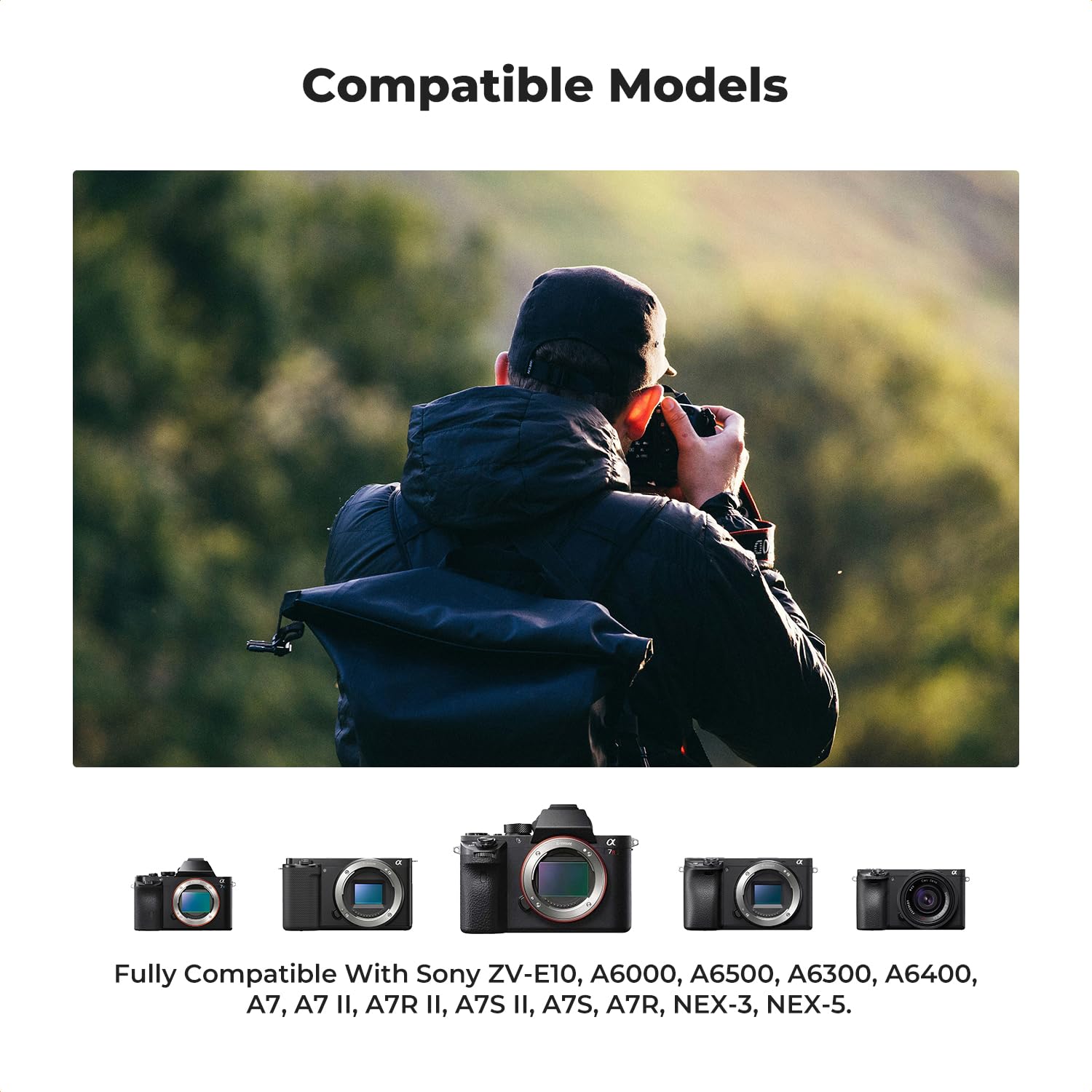 K&F Concept 3 Pack Np Fw50 Battery And 3 Slot Lcd Charger Compatible With Sony Zv E10, A6000, A6300, A6400, A6500, A5000, A5100,