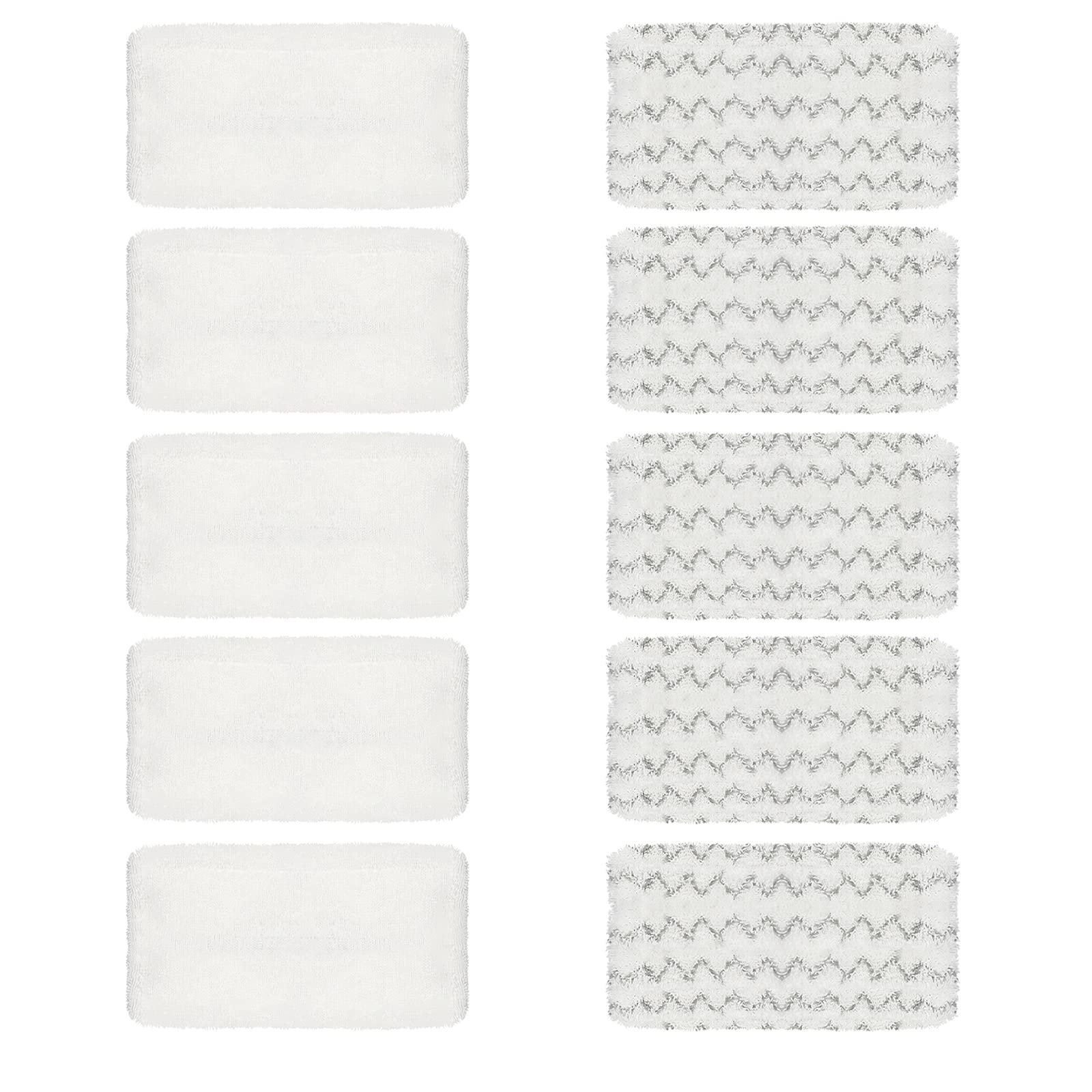 10 Pack Steam Mop Pads Compatible For Bissell Symphony 1252 1543A 1132A 1530 Vacuum And Steam Mop, Bissell 2747A Replacement Pad