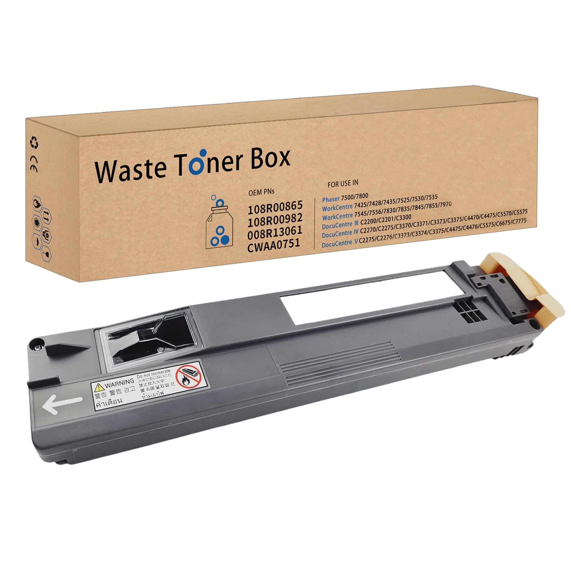 Lcl 008R13061 8R13061 108R00865 Waste Toner Container Box Replacement For Xerox Workcentre 7425 7435 7525 7530 7535 7545 7556 78