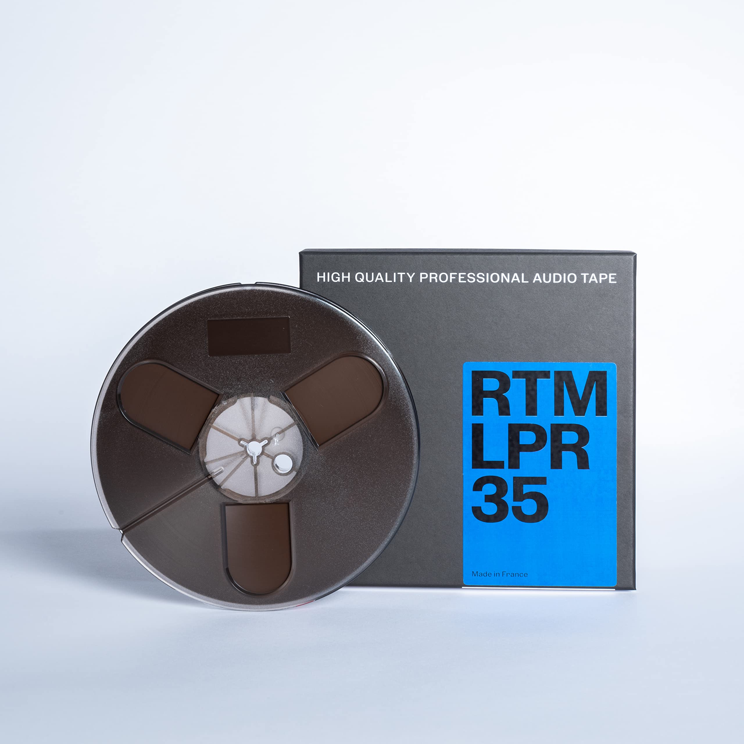 Rtm Long Play Recording Lpr 35  Inch   Reel To Reel Magnetic Tape For Audio Recording   1800 Ft Plastic Reel   7 Inch Diameter