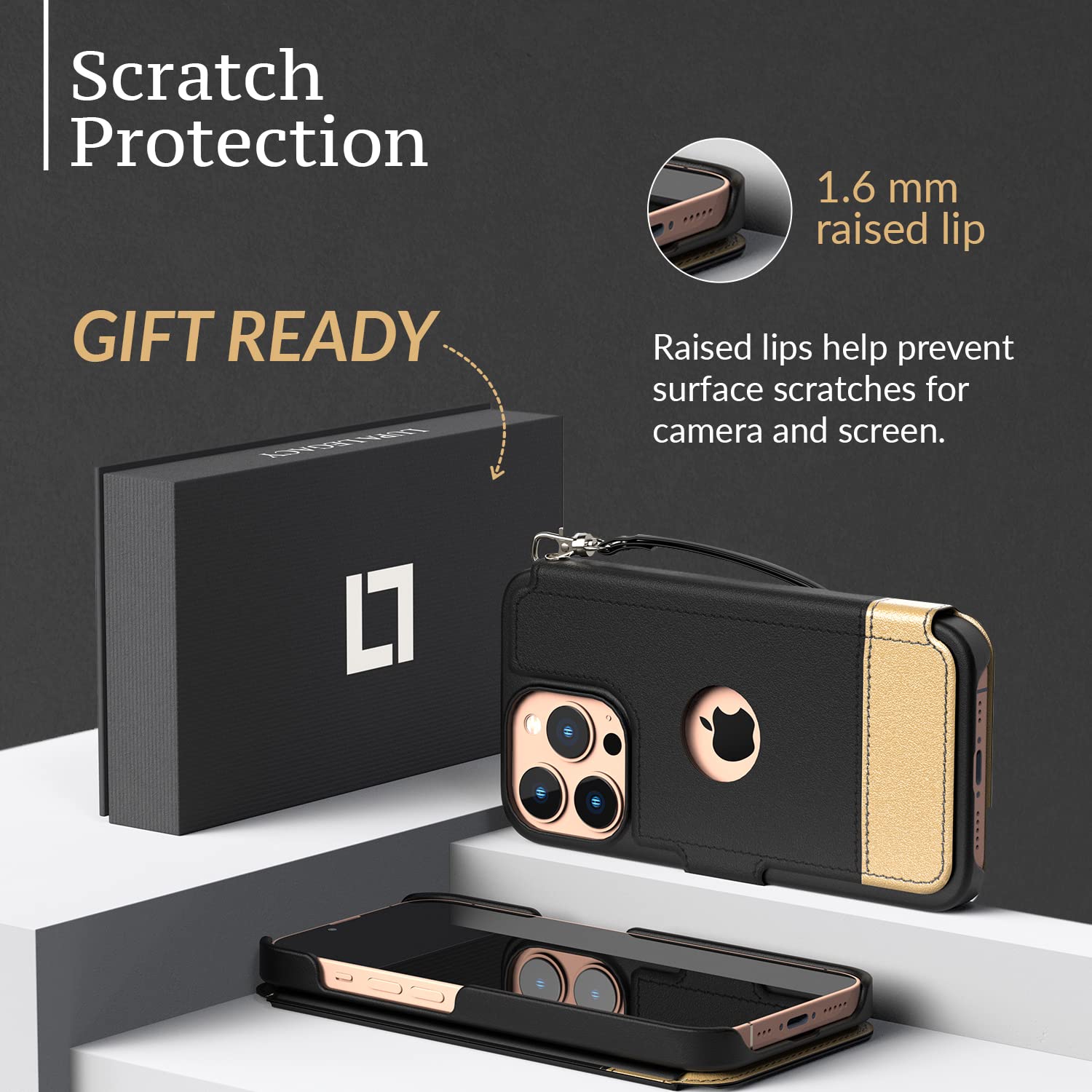 Compatible For Iphone 15 Pro Max Wallet Case For Women And Men, Case With Card Holder [Slim & Protective] For Apple 15 Pro Max (