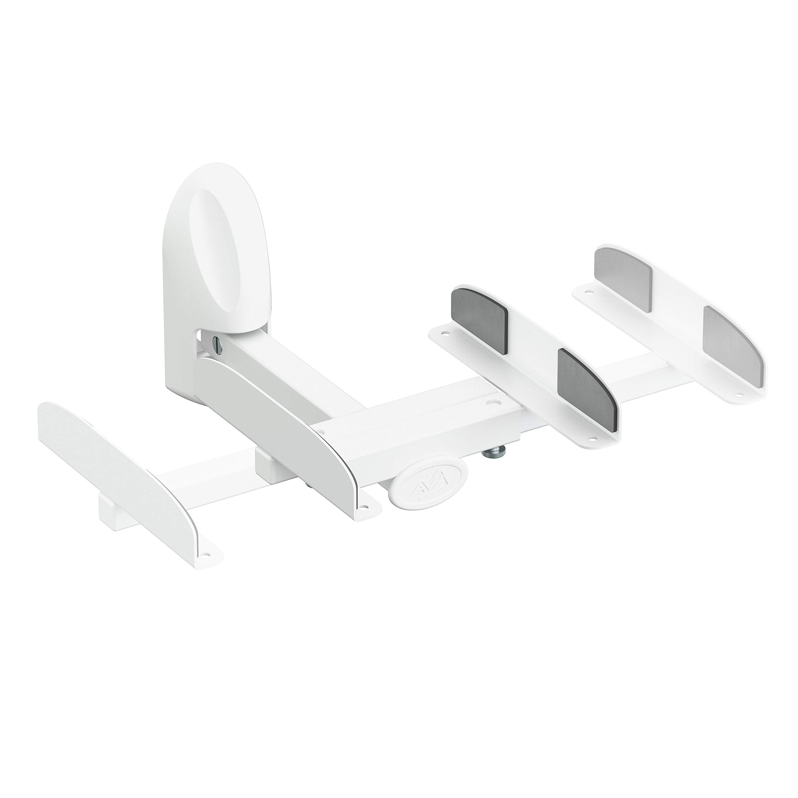 Avf Traditional Steel Side Clamping Speaker Mounts In White (Set Of 2)