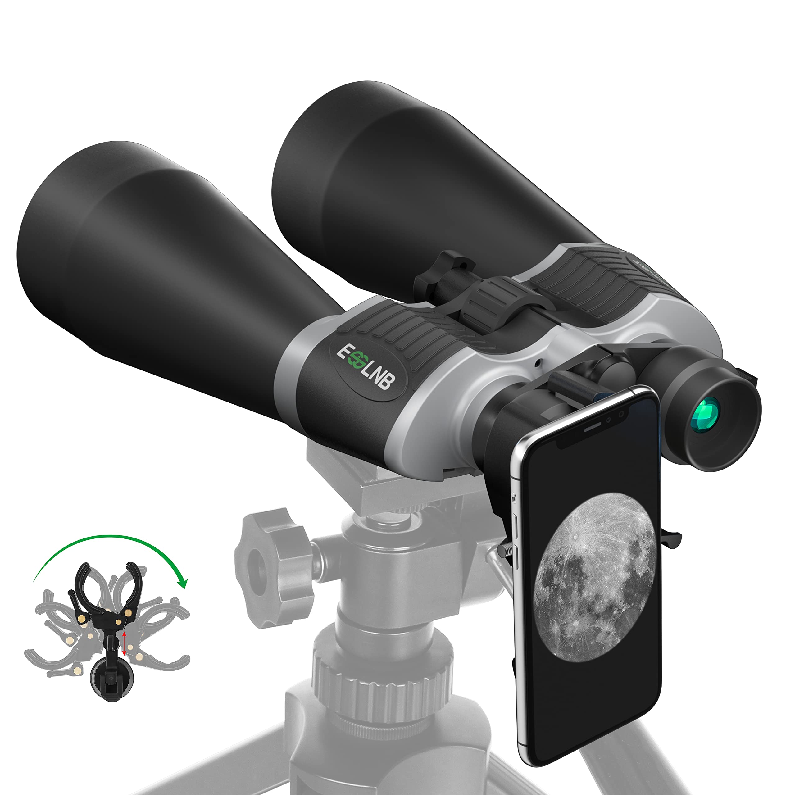 Esslnb Astronomy Binoculars 13 39X70 Zoom Giant Binoculars With Tripod Adapter Phone Adapter And Case Binoculars For Bird Watchi