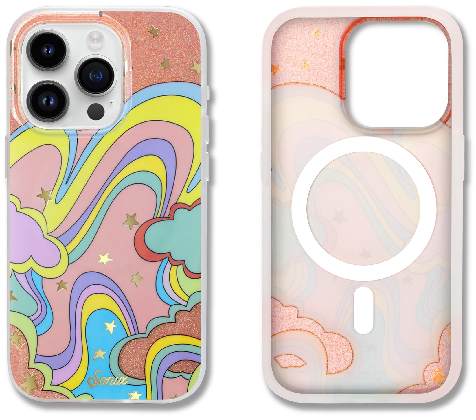 Sonix Case For Iphone 15 Pro | Compatible With Magsafe | 10Ft Drop Tested | Illusion