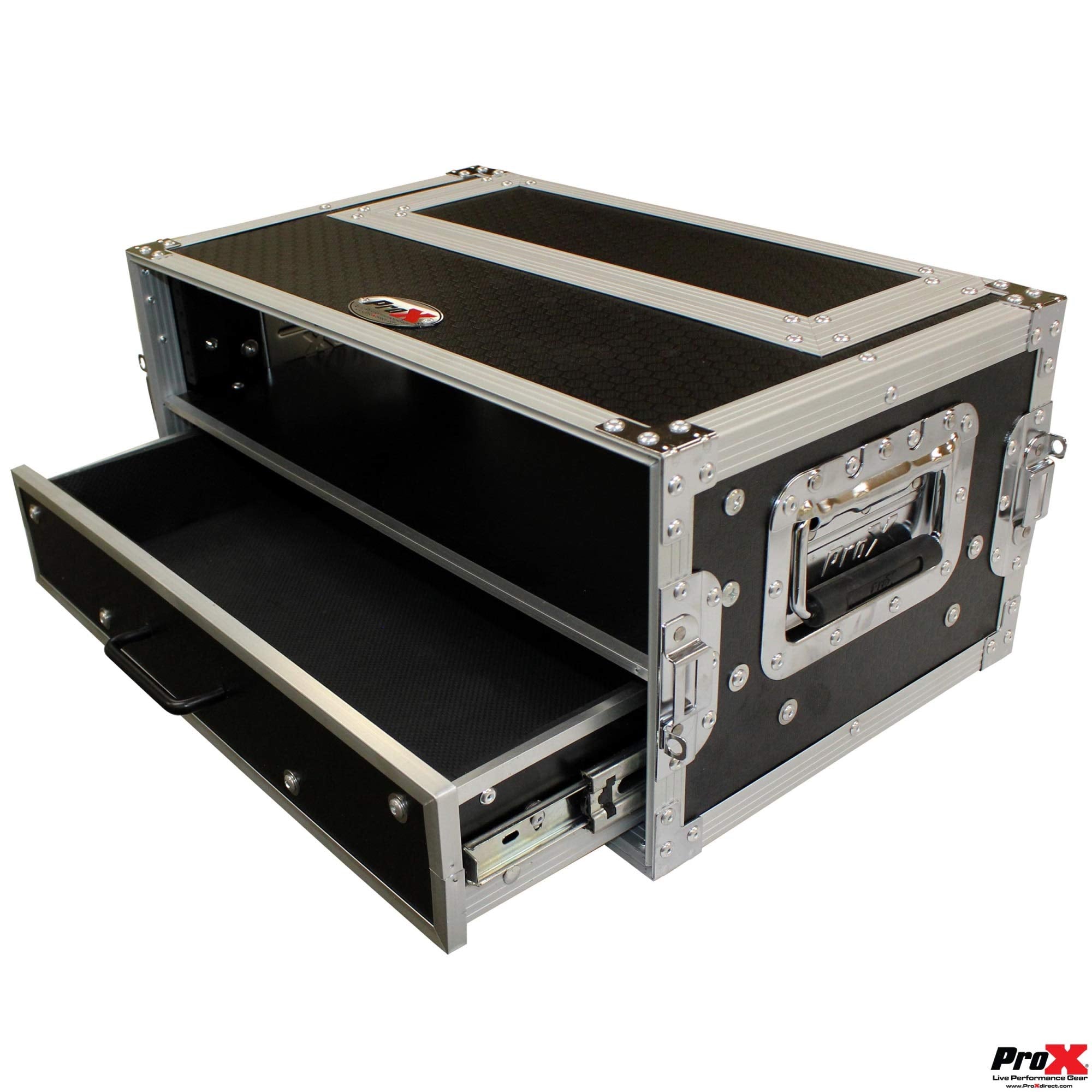 Prox Xs Wm2U2Dr 2U Rack Case With 2U Rack Drawer 12'' Deep