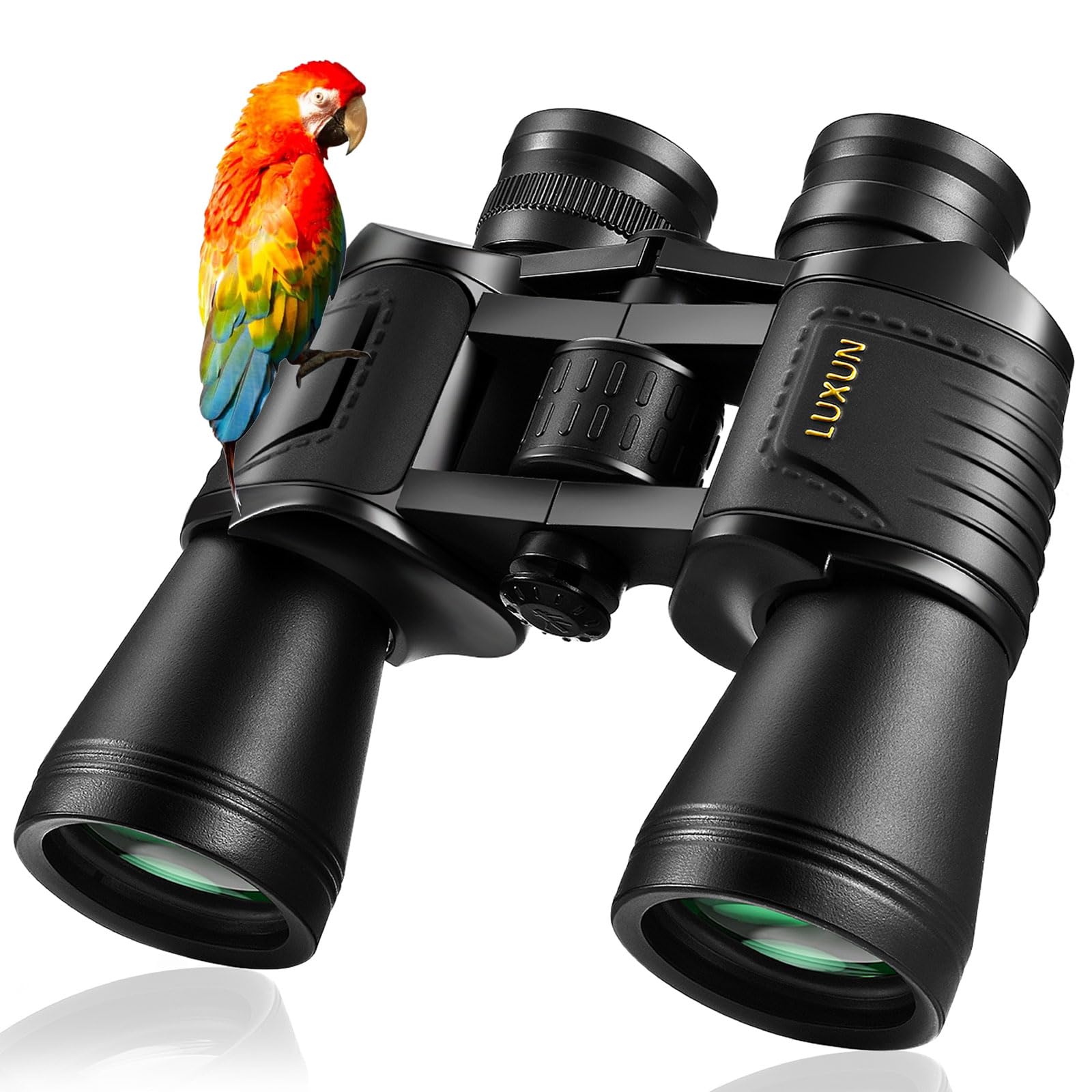 Luxun Binoculars For Adults High Powered,20X50 Binoculars With Bak4 Prism Fmc Lens, Waterproof Binoculars For Bird Watching, Hun