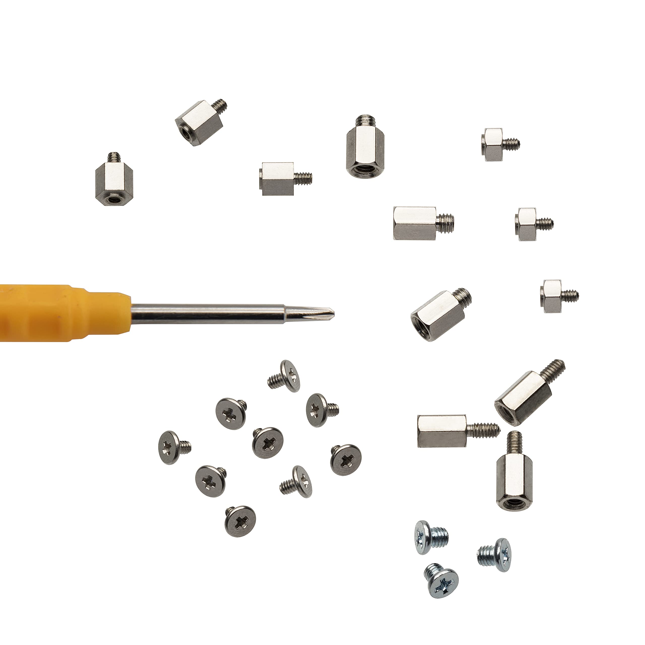 Hxhlwn M.2 Screw Kit M2 2280 Ssd Screws Kit Pcie Nvme Mounting Laptop M.2 Screw For Asus Gigabyte Asrock Msi Motherboards, 25Pcs