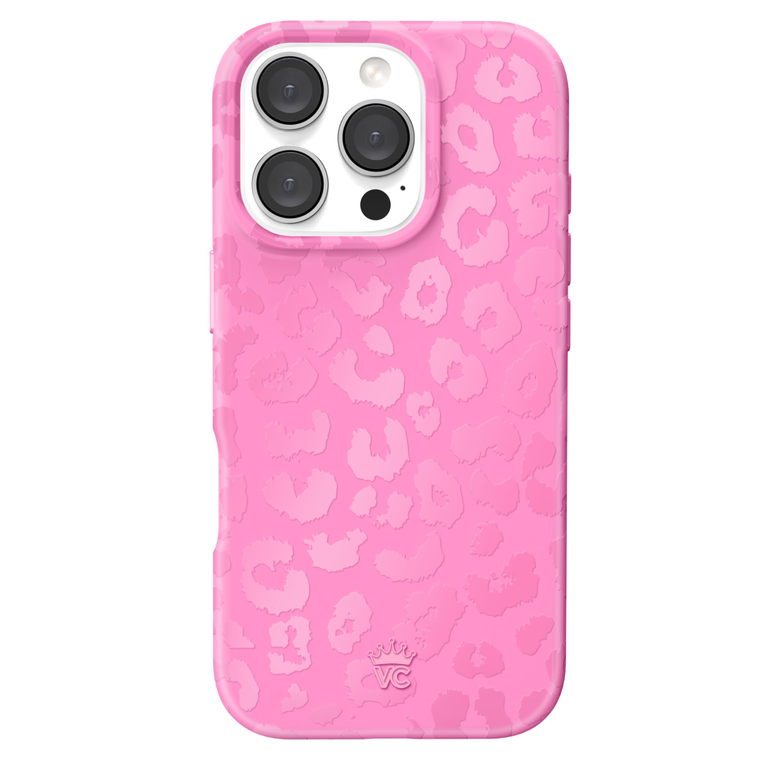 Velvet Caviar For Iphone 16 Pro Case Pink Leopard Cheetah Print [8Ft Shockproof]   Hot Pink Leopard