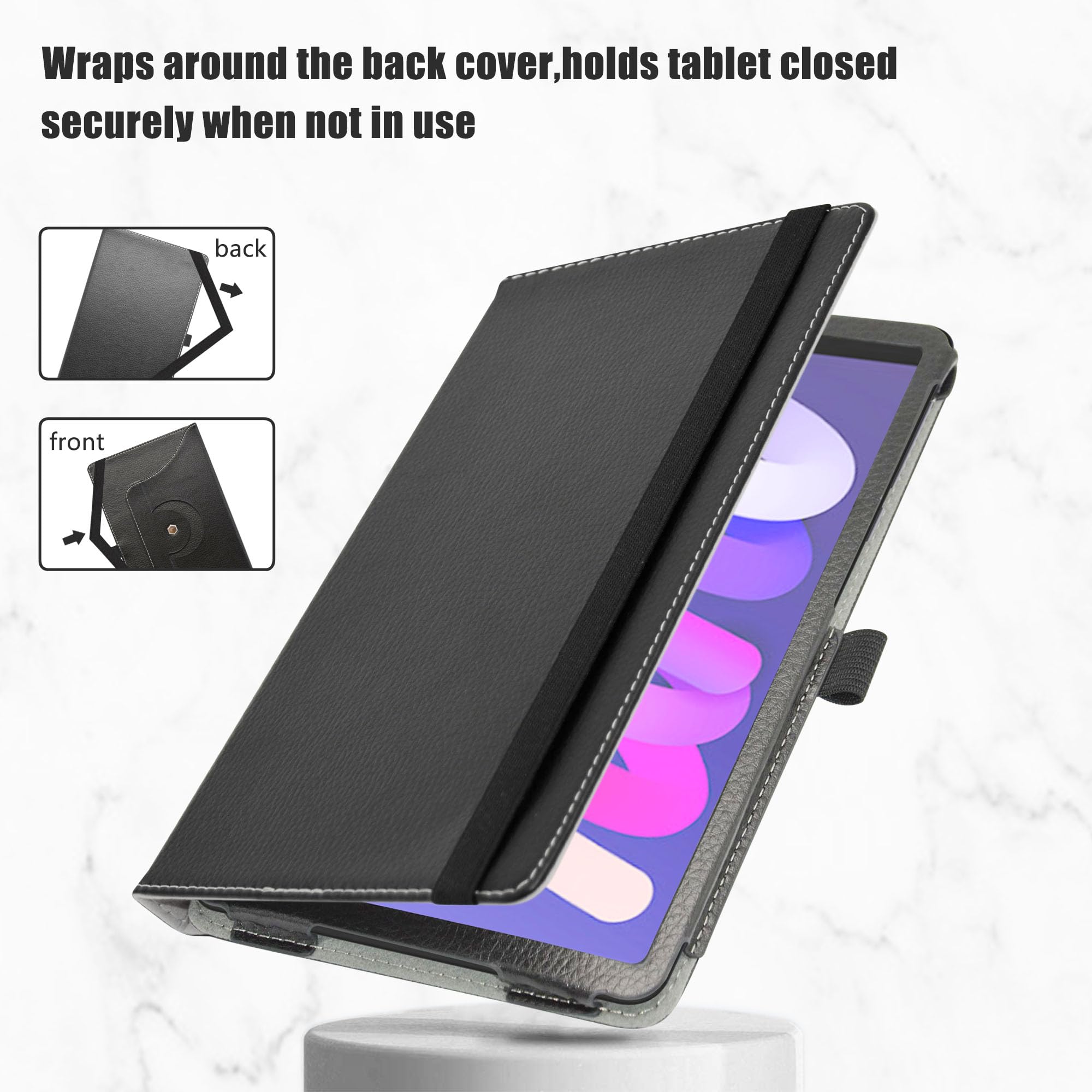 Liushan Compatible With 360 Degree Rotation Stand Pu Cover For 8.4'' Doogee T20 Mini,Alldocube Iplay 50 Mimi Pro,Alldocube Iplay