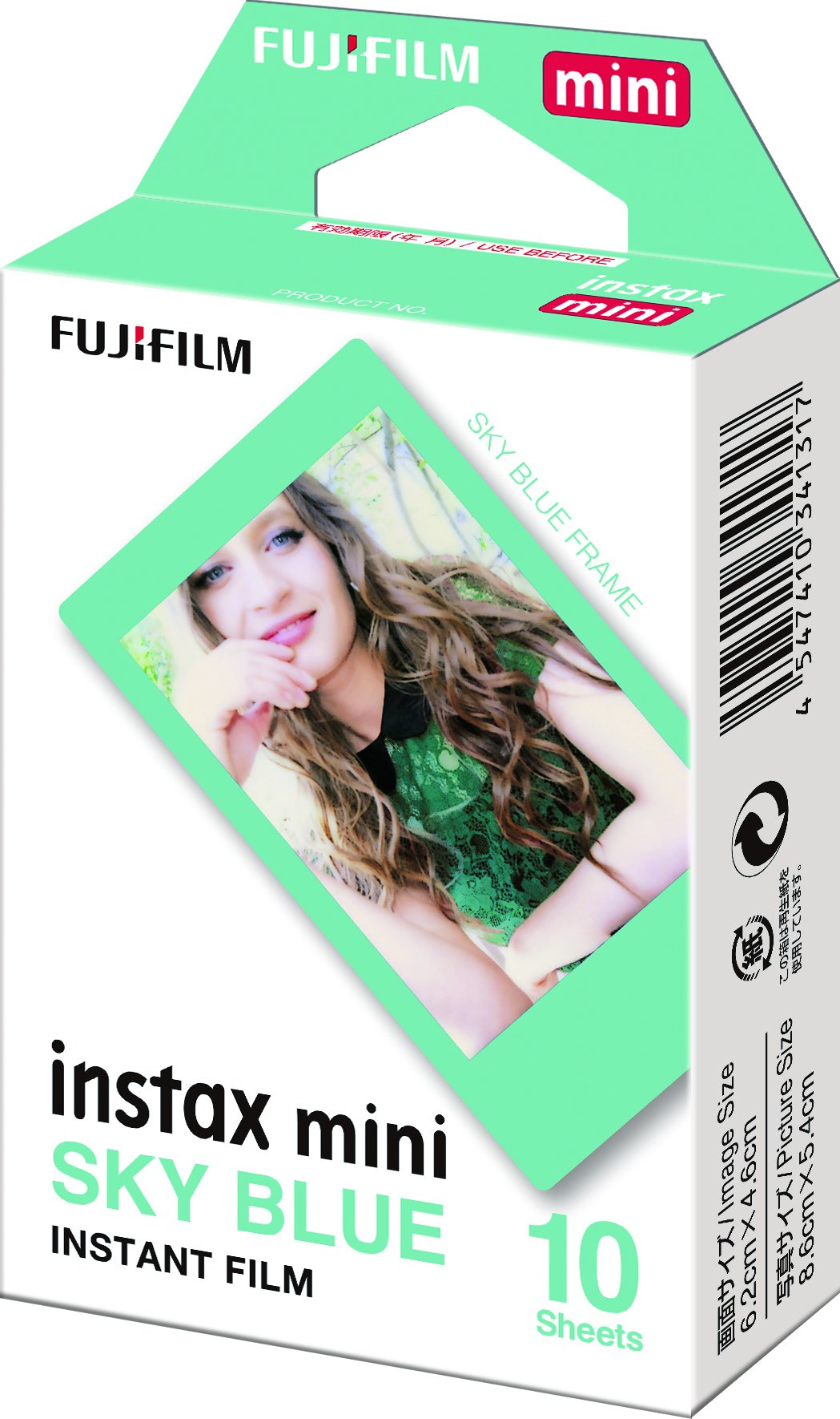 Fujifilm Instax Mini Sky Blue Film   10 Exposures