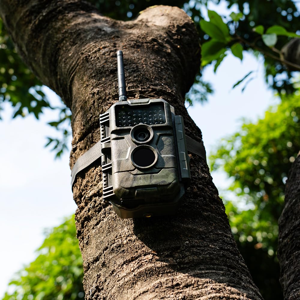 Gardepro E6 Trail Camera Wifi 48Mp 1296P Game Camera With No Glow Night Vision Motion Activated Waterproof For Wildlife Deer Sco