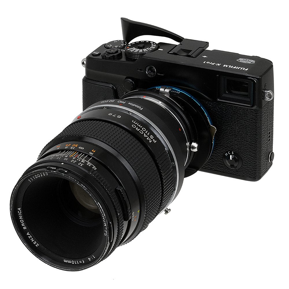 Fotodiox Pro Lens Mount Shift Adapter - Bronica Sq Mount Slr Lens To X-Series Mirrorless Camera