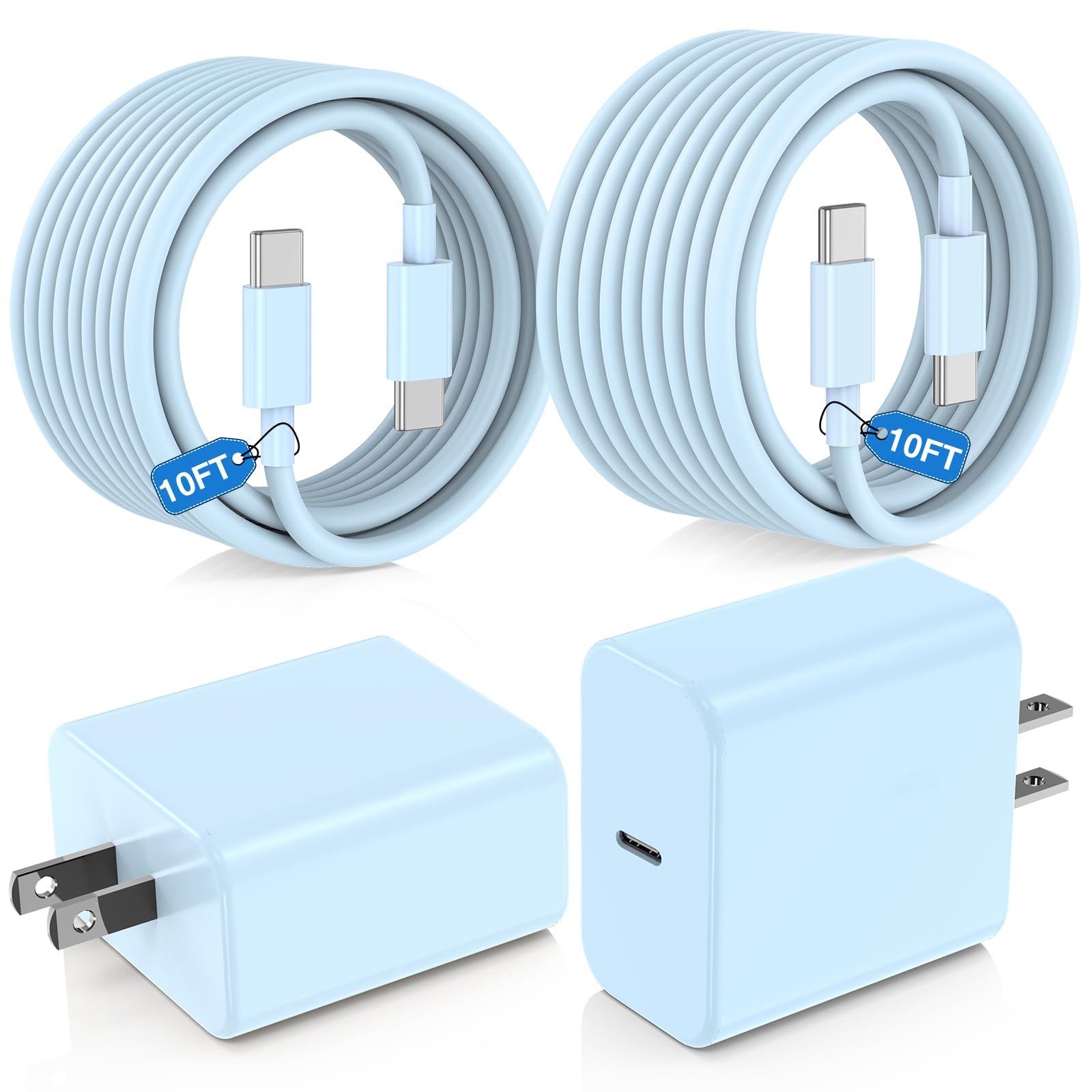 45W USB C Fast Charger for iPhone 17/ Air/16/15 Pro Max