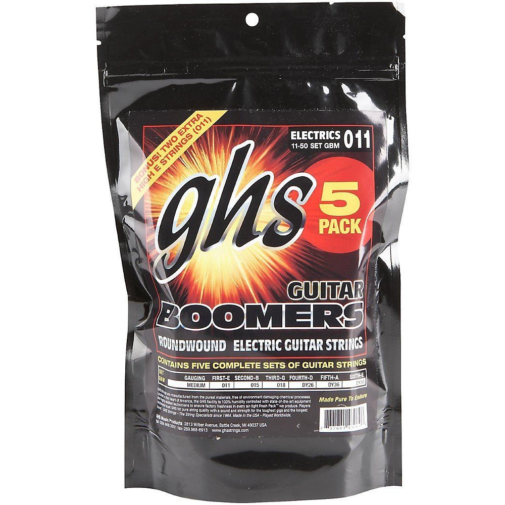 Ghs Strings For Electric Guitar (Gbm 5)