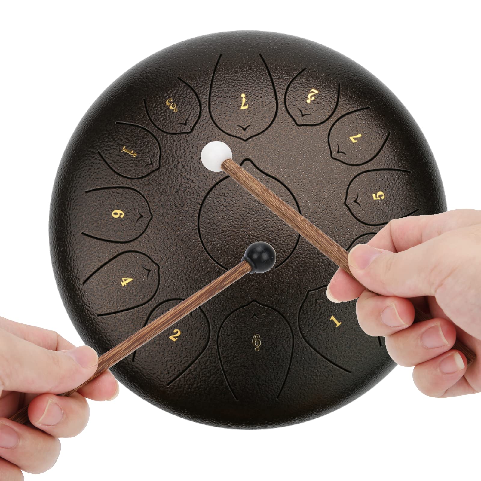 4Pcs Steel Tongue Drum Mallet, Childrens Rubber Drumsticks 6.5In Percussion Instrument Parts For Child Drummers And Practitione