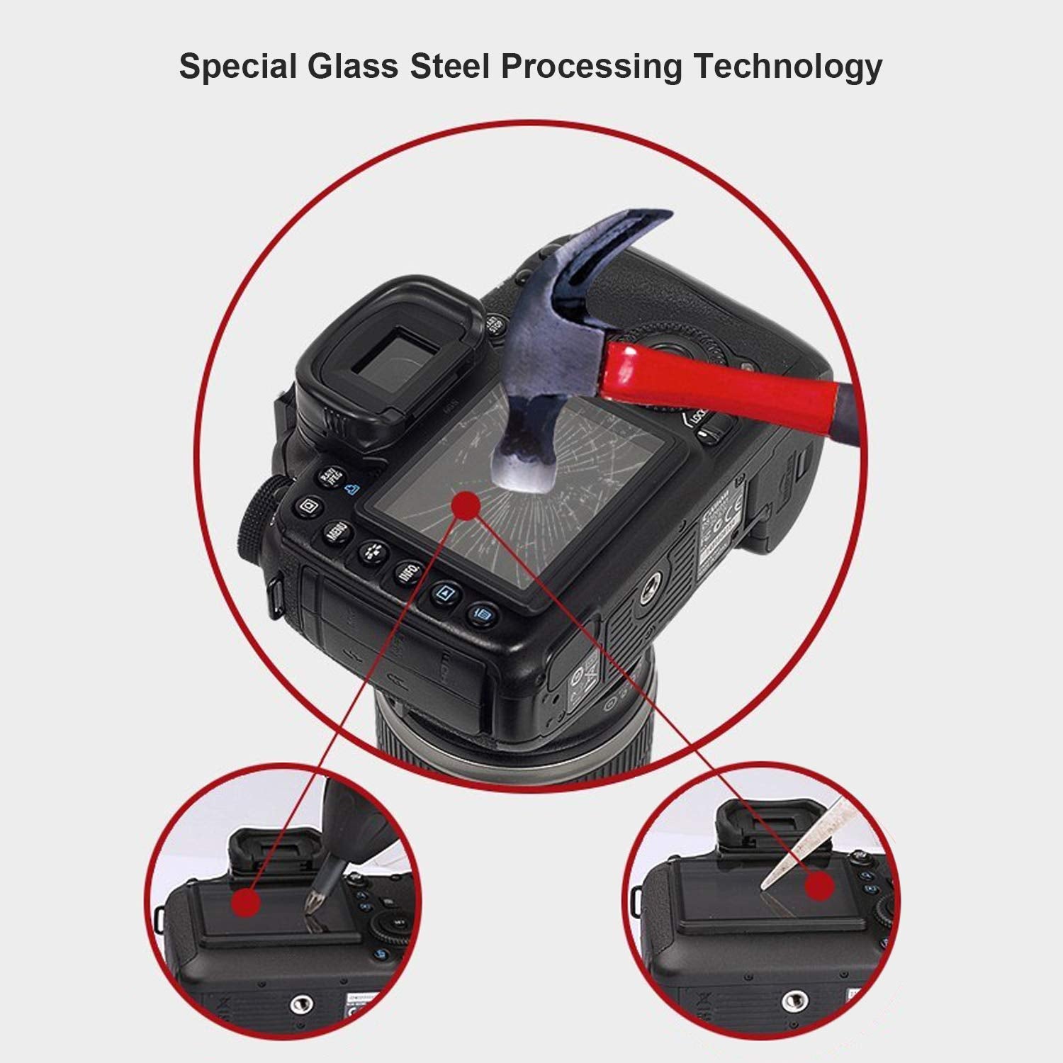 Stseetop Nikon D7500 Screen Protector,Professional Optical Camera Tempered Glass Lcd Screen Protector For Nikon D7500