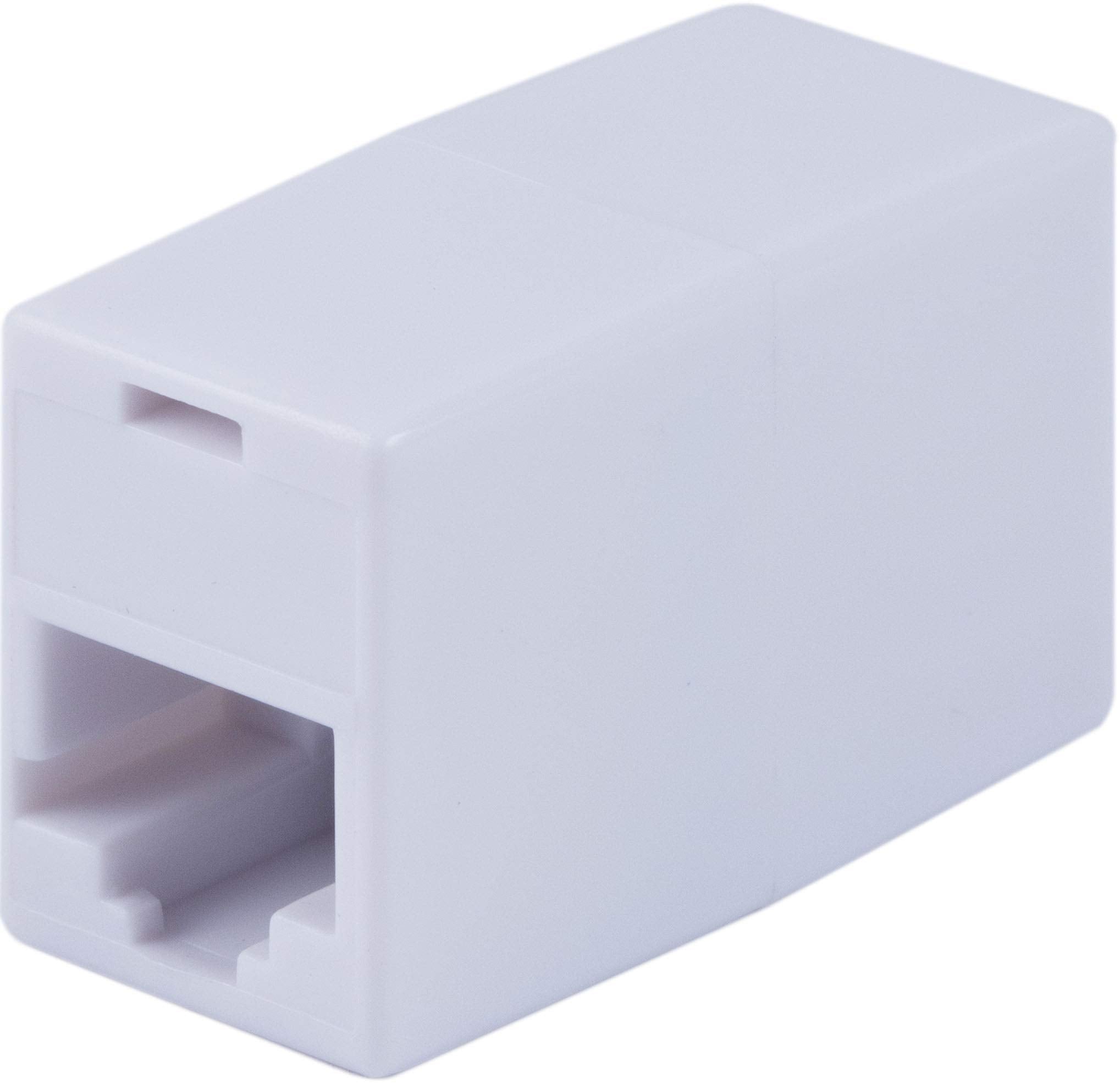 Power Gear In Line Network Coupler, Connects Rj45 Ethernet Cables To Modems, Routers, Hubs, Cat5, Cat5E, White, 76750, 1 Pack